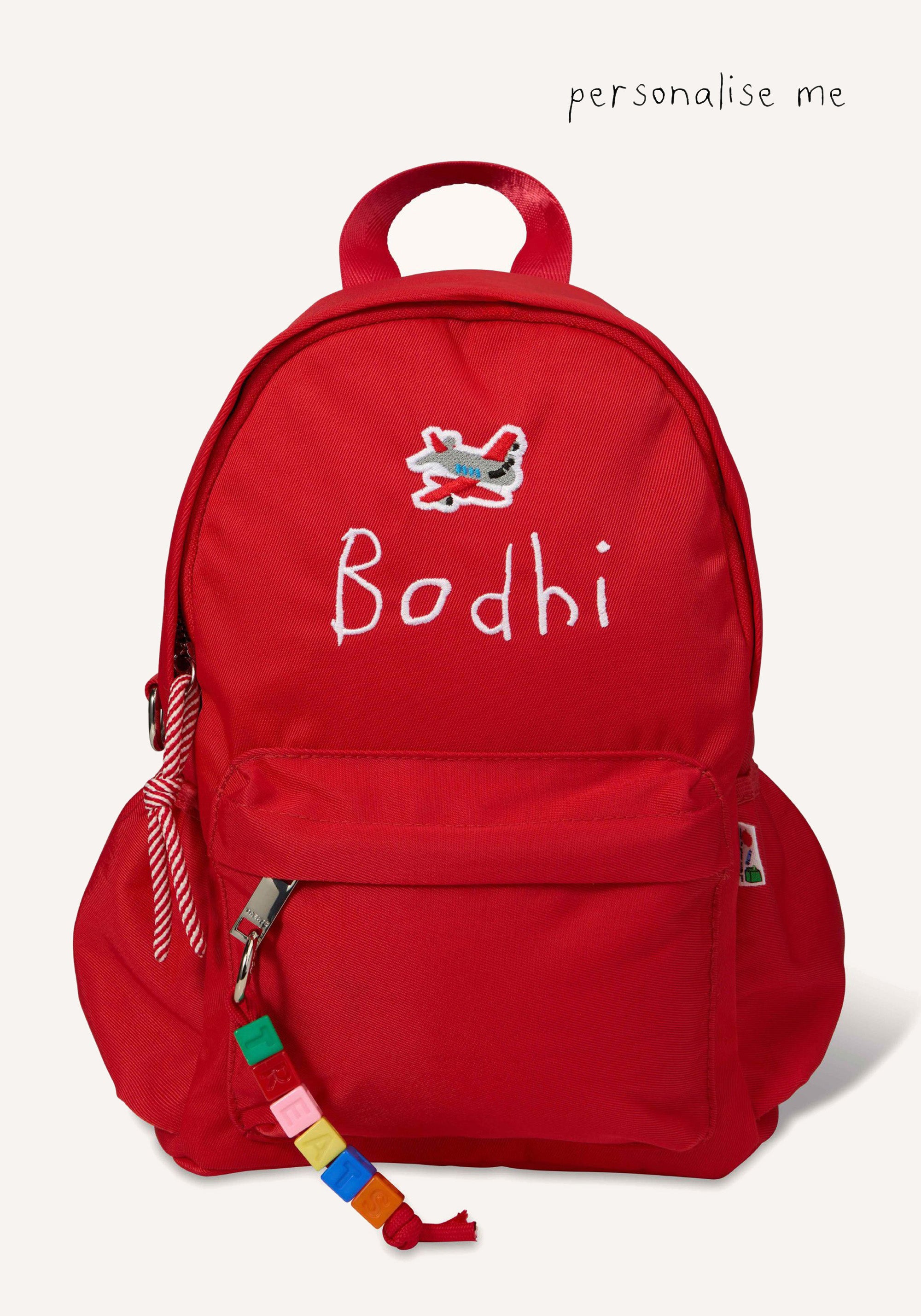 ready set go backpack - red