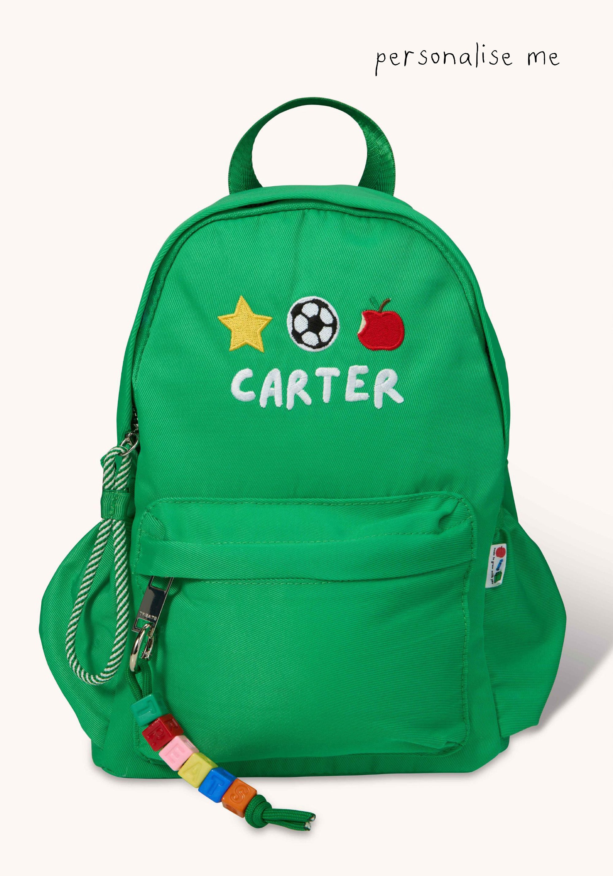 ready set go backpack - green