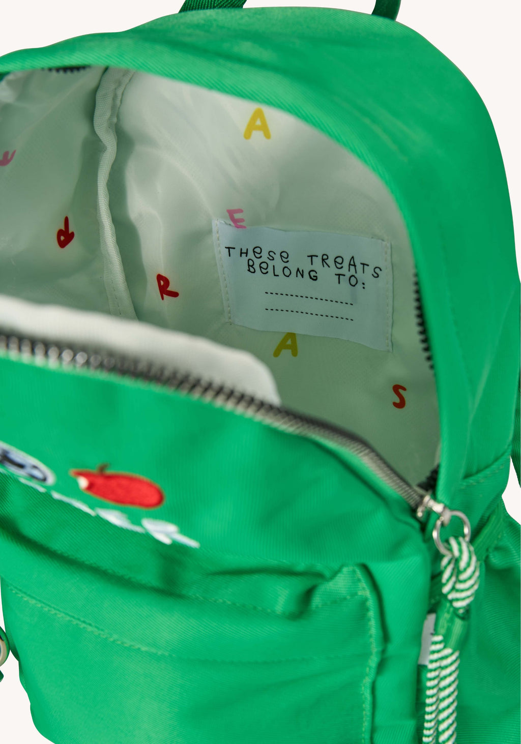 ready set go backpack - green