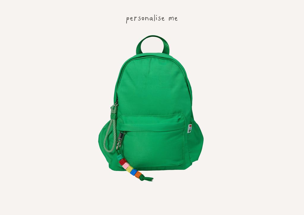 ready set go backpack - green