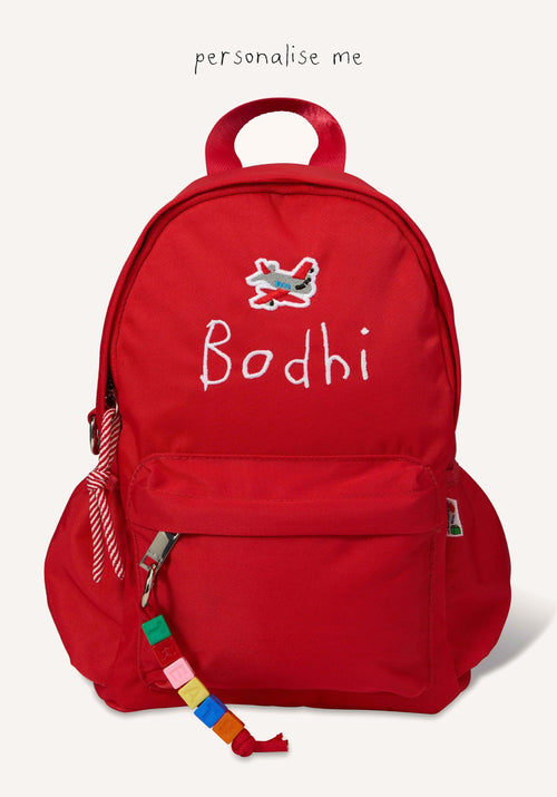 ready set go backpack - red