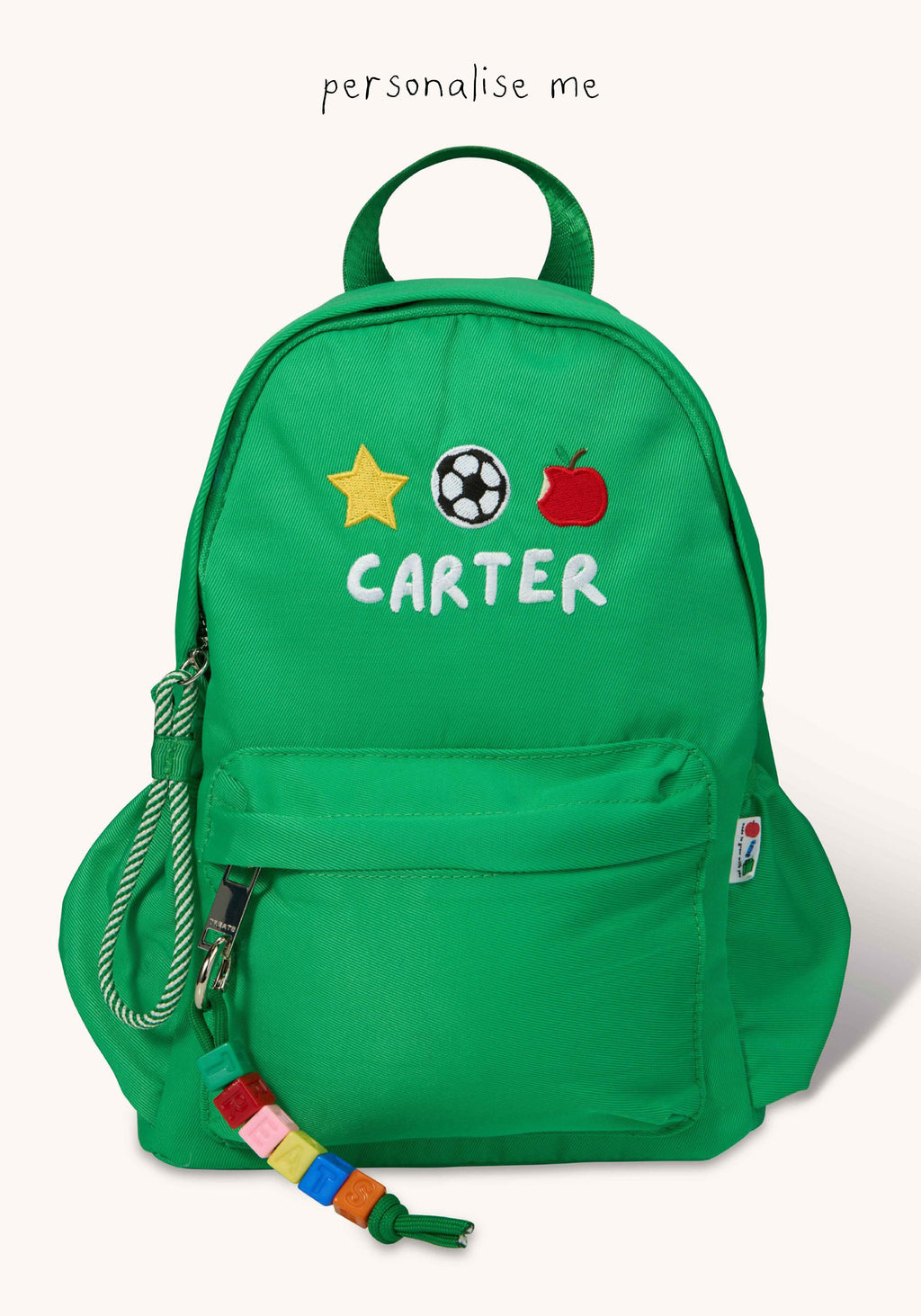 ready set go backpack - green