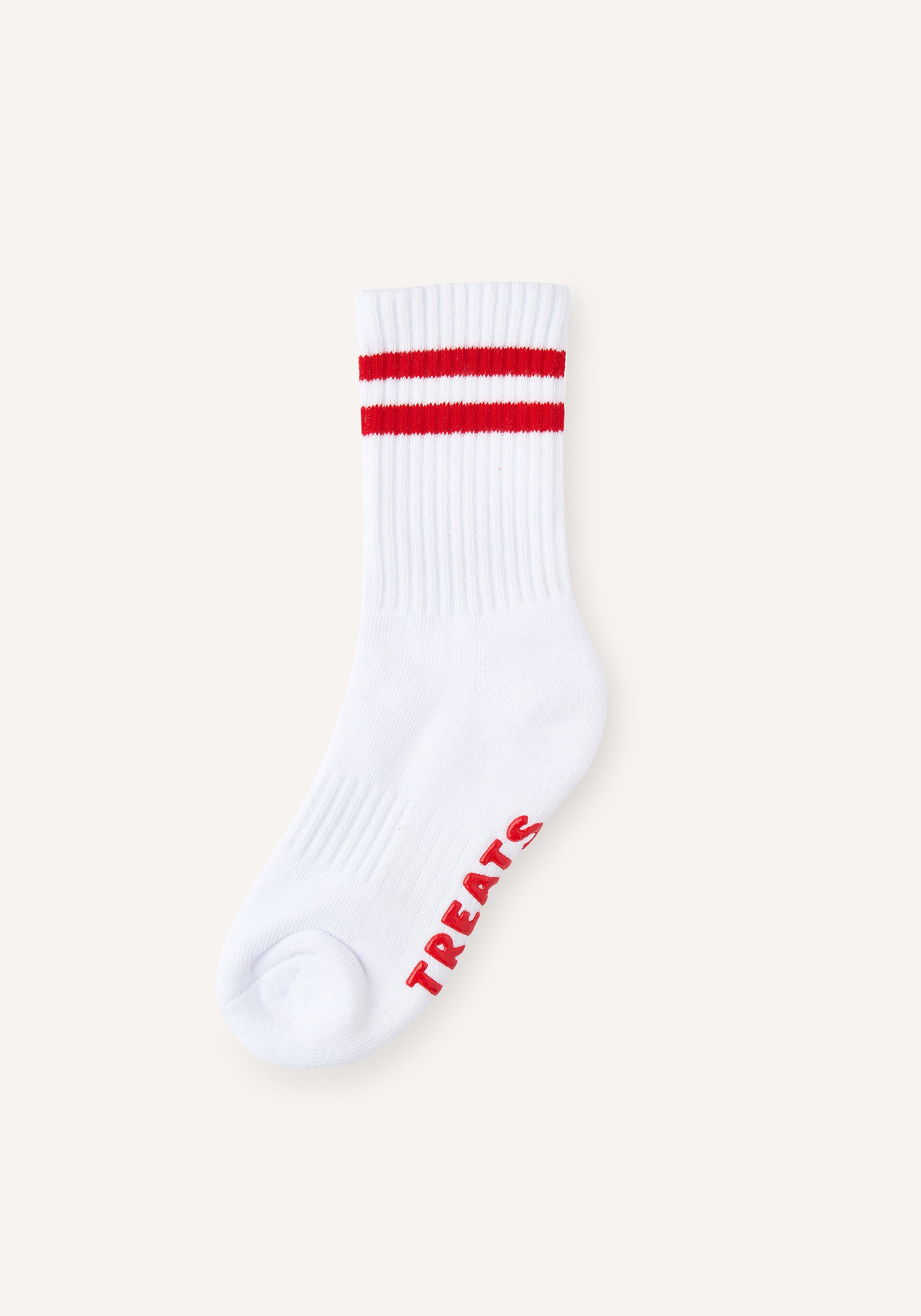 treats racer socks - white