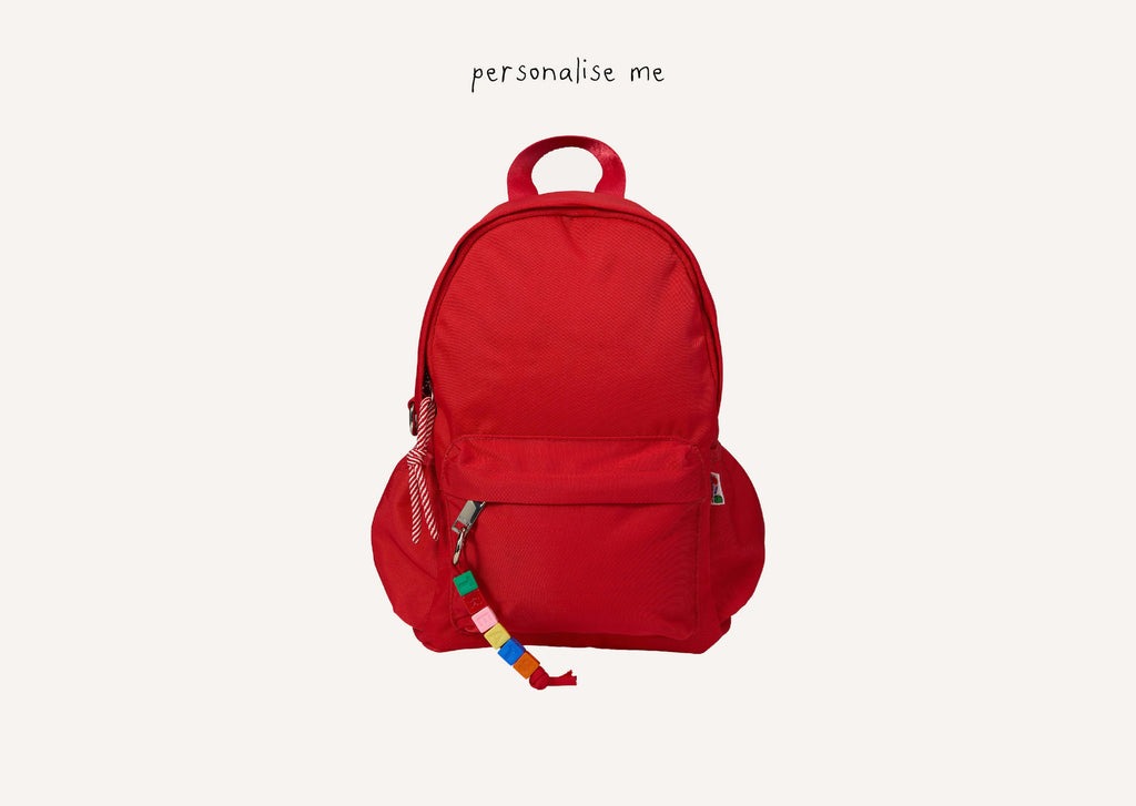 ready set go backpack - red