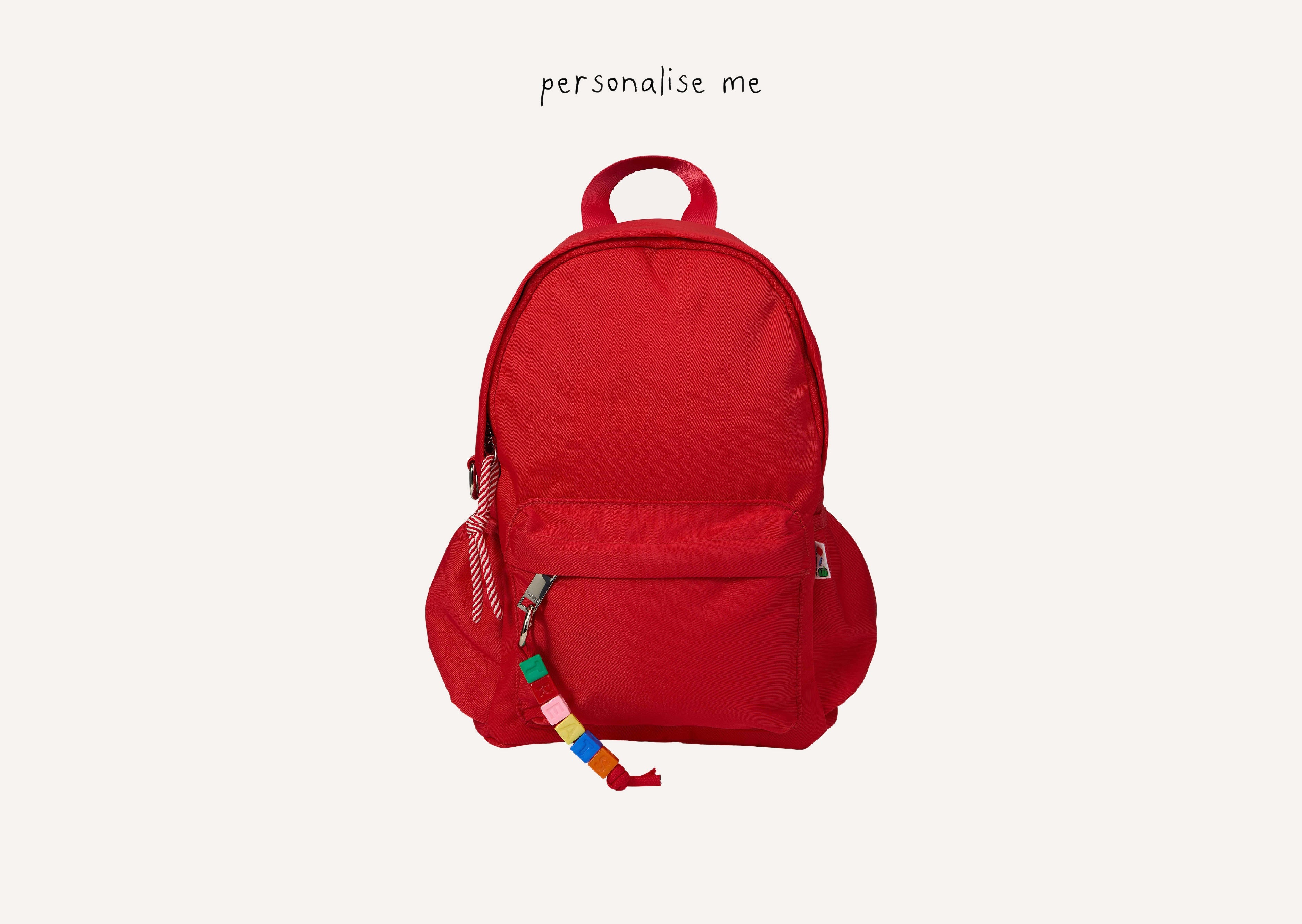 ready set go backpack - red