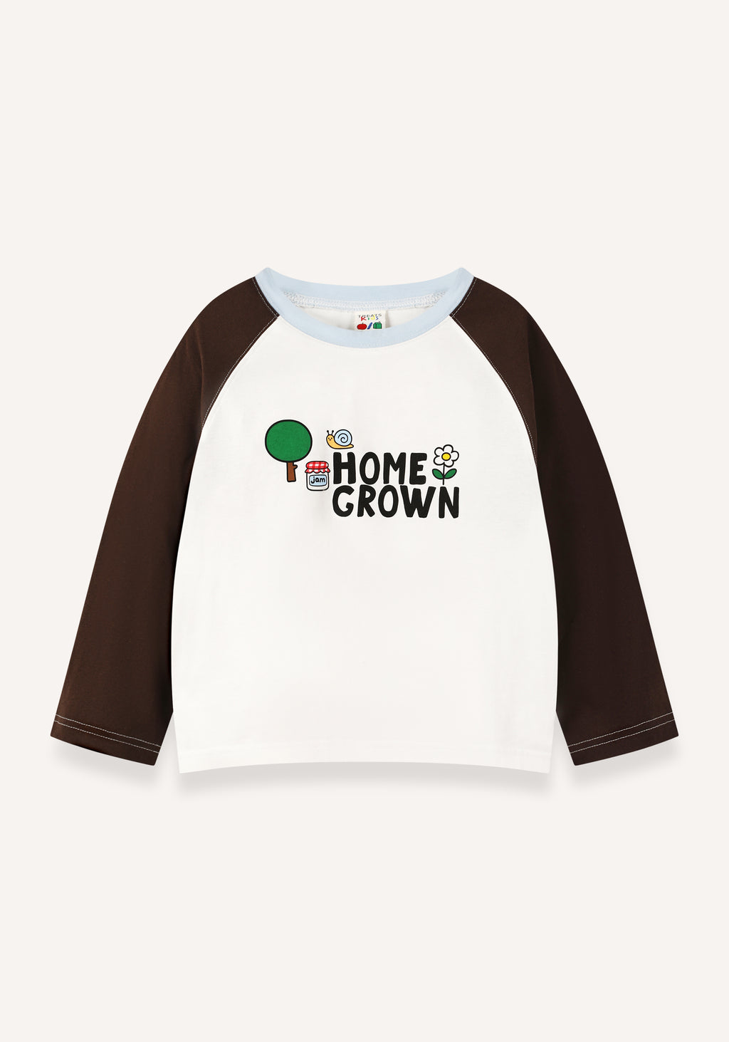 homegrown raglan tee - off white