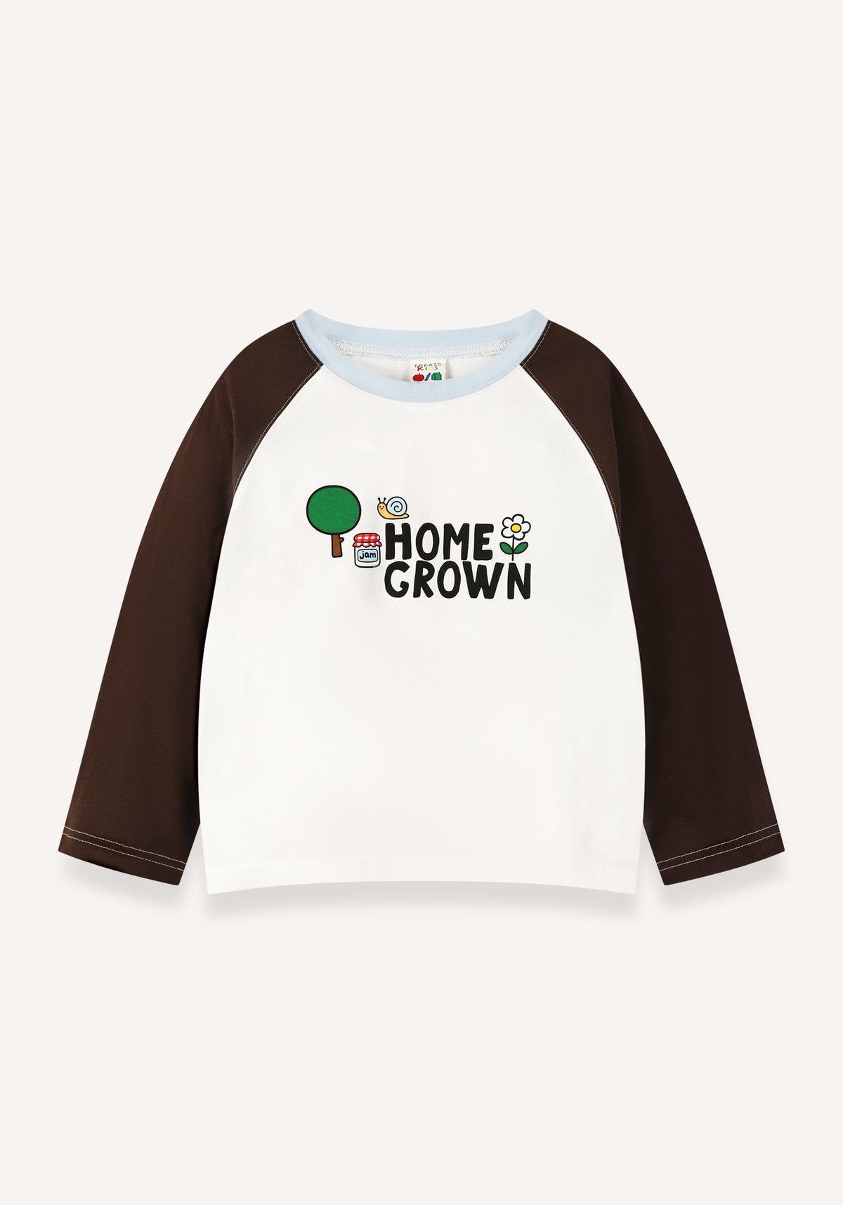 homegrown raglan tee - off white