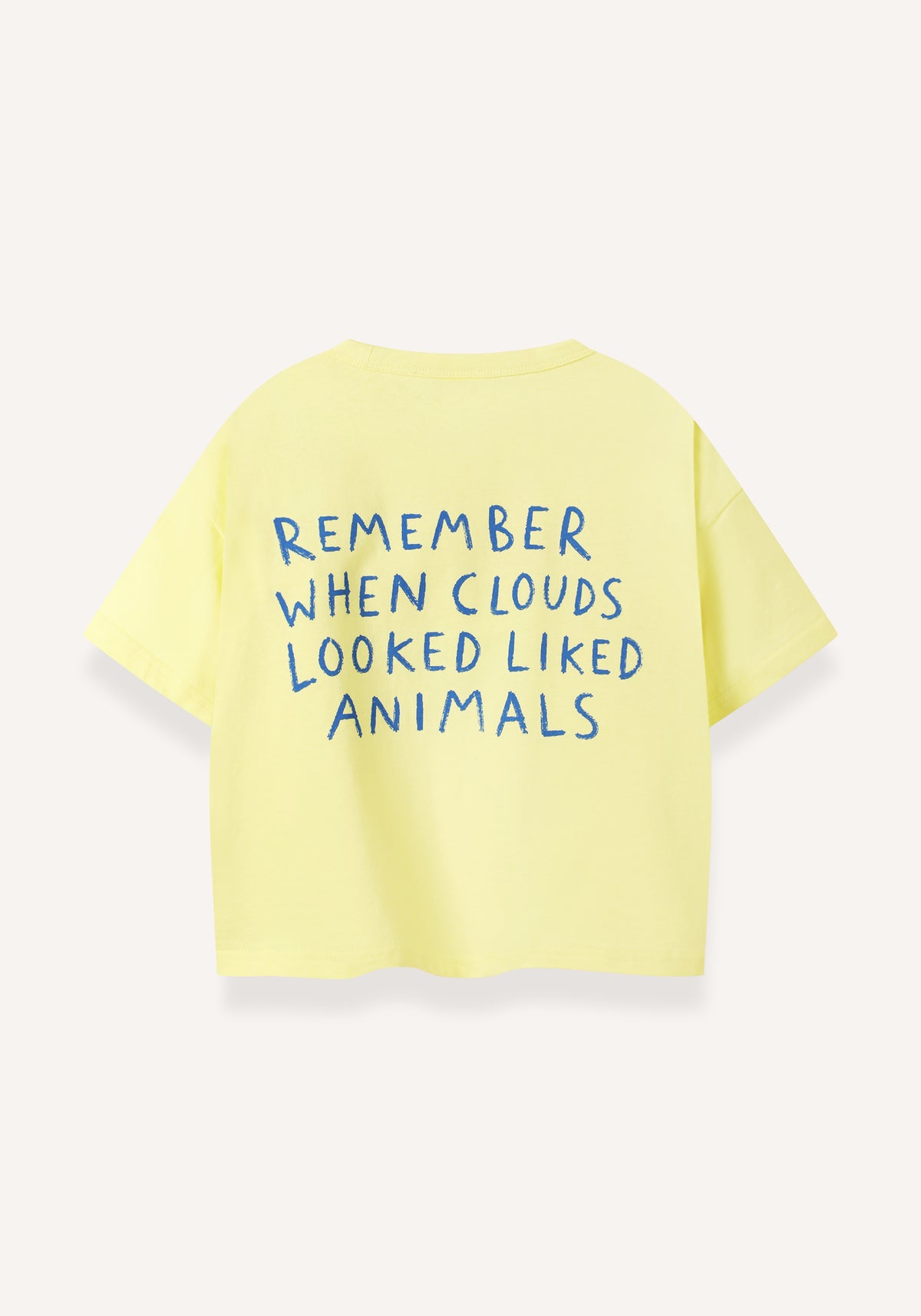 memories tee - yellow
