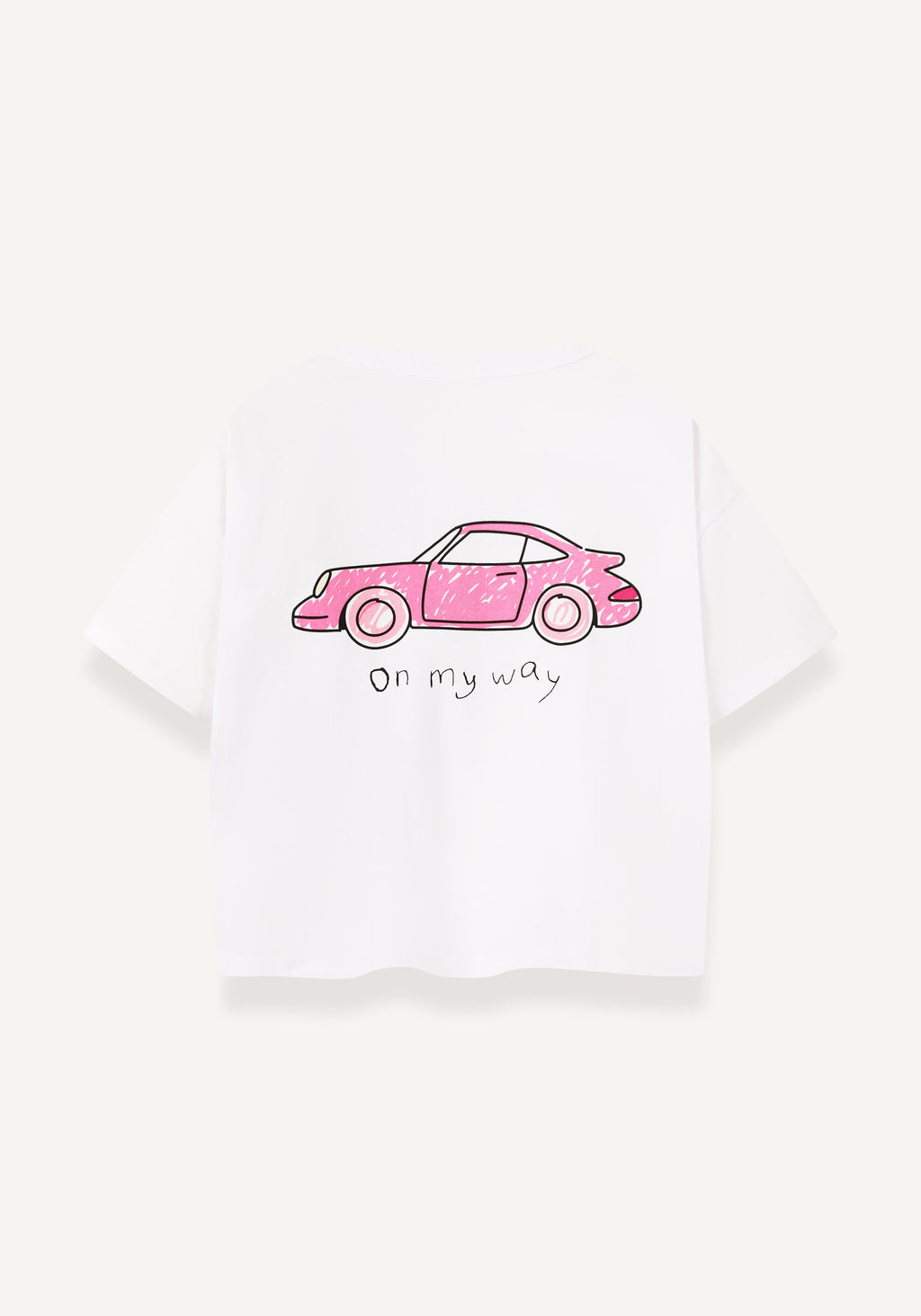 on my way tee - pink