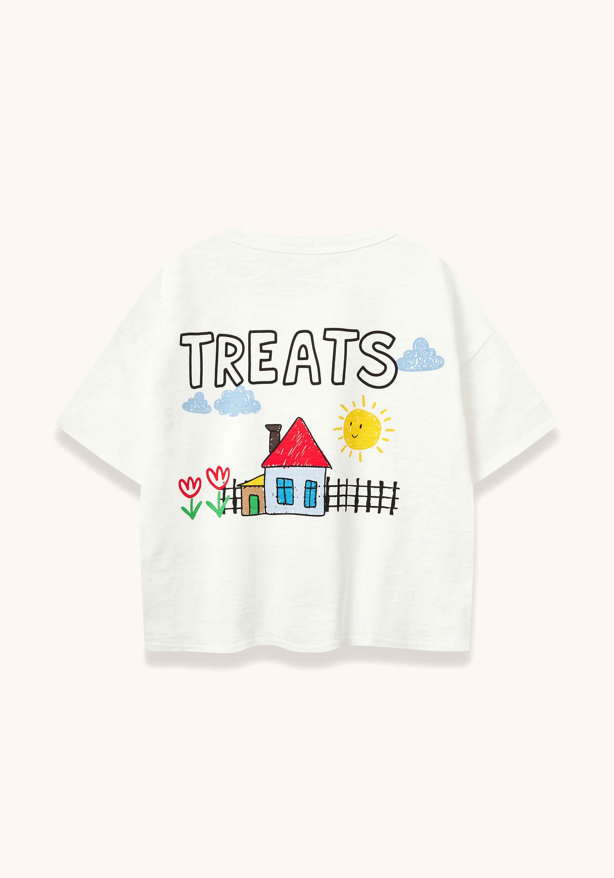happy home tee - white