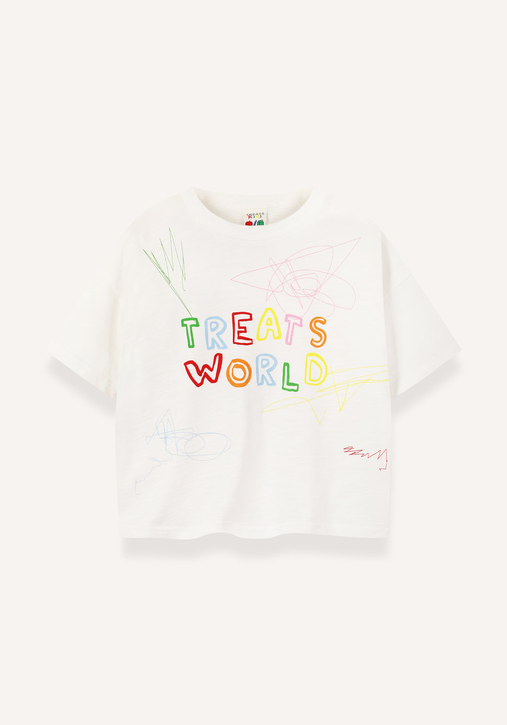 treats world tee - white
