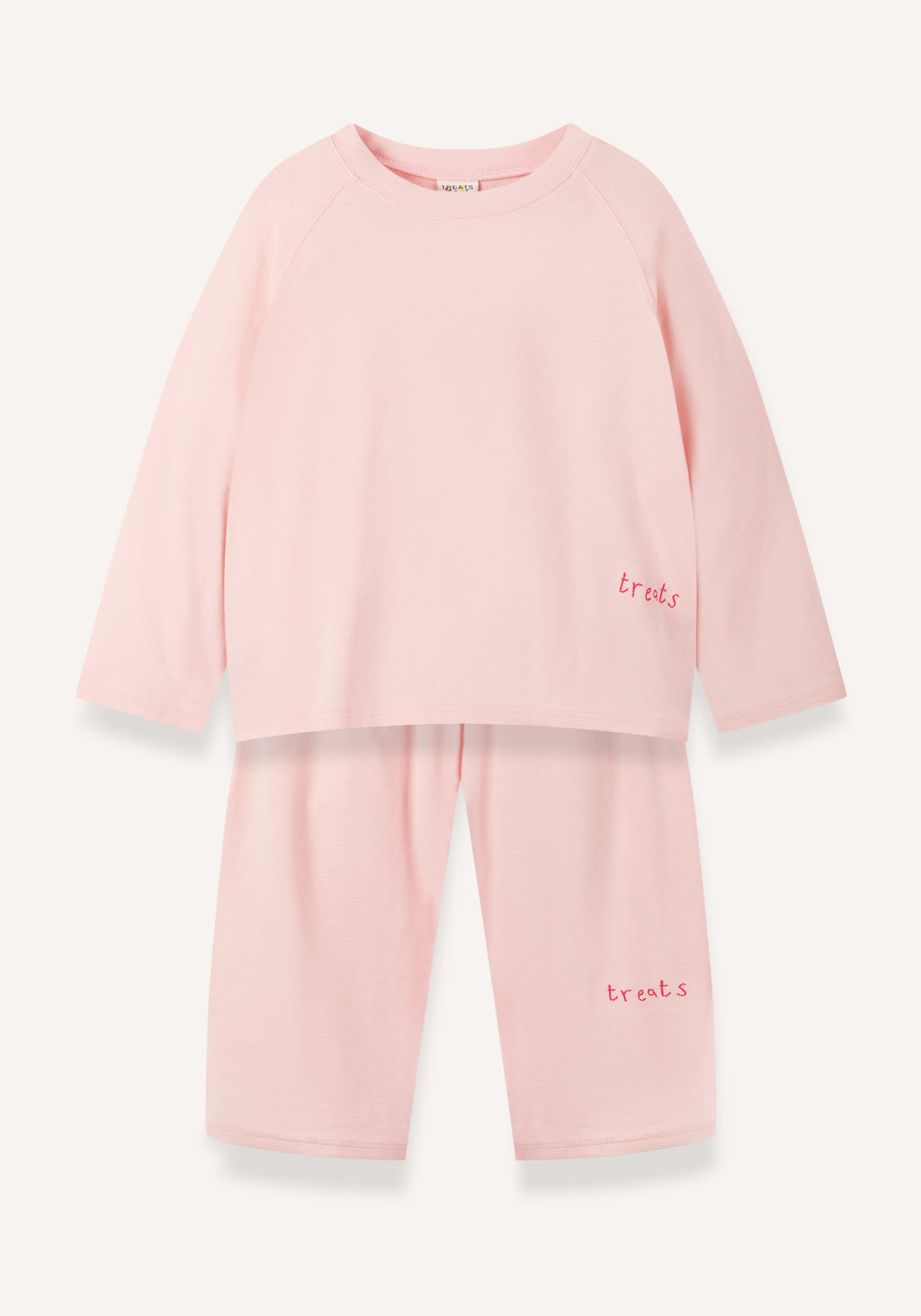 piper slub set - pink