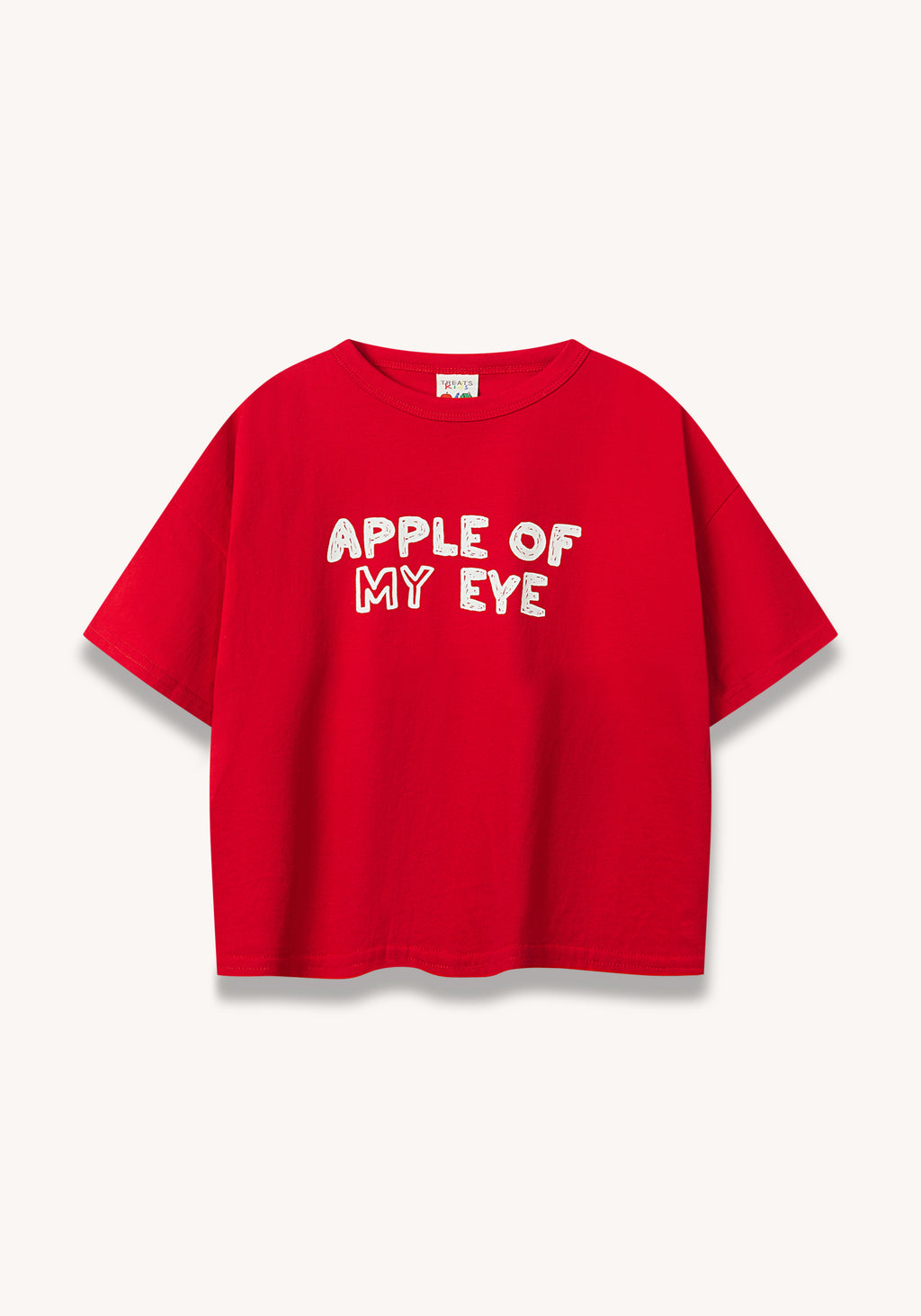 apple tee - red