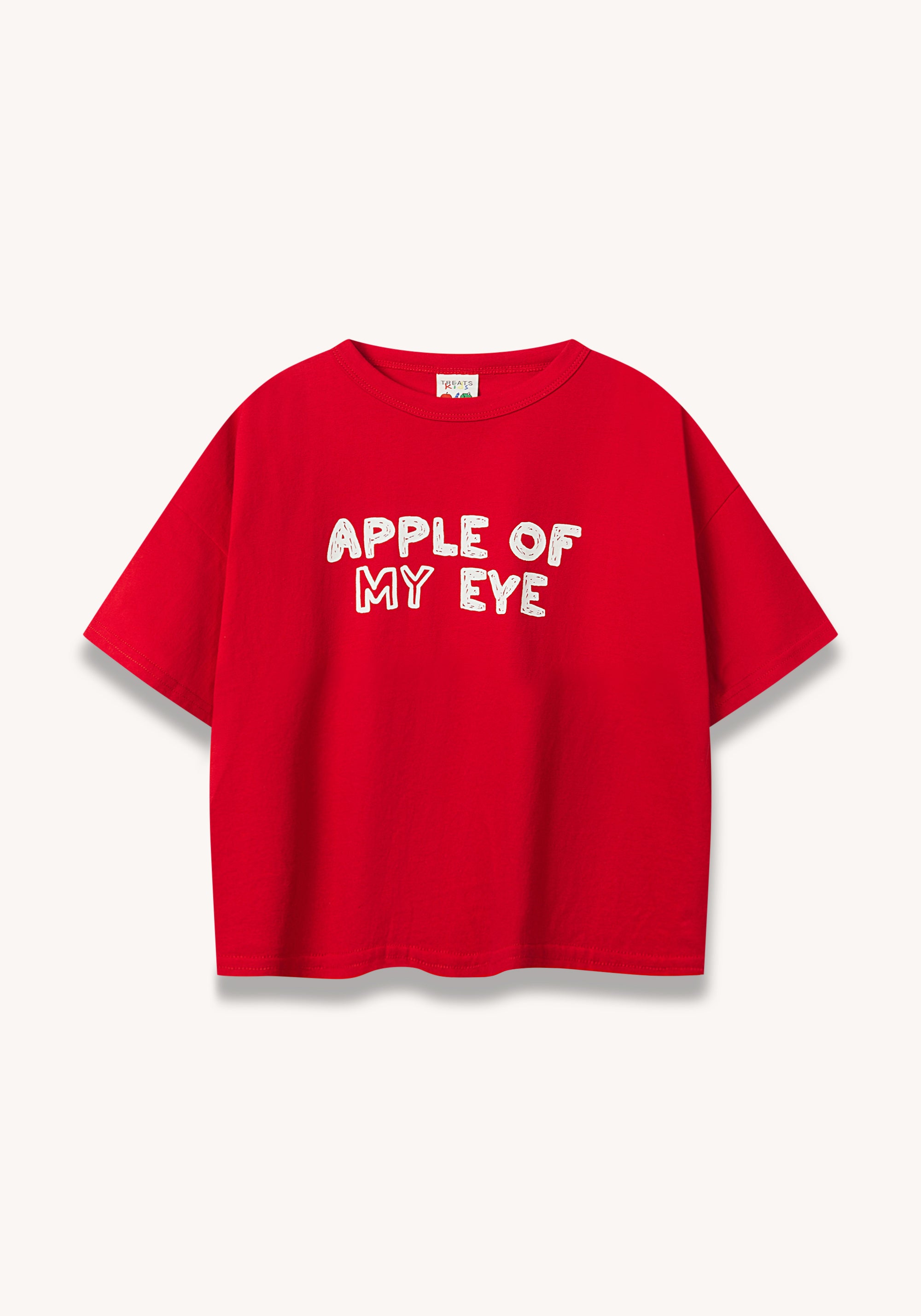 apple tee - red