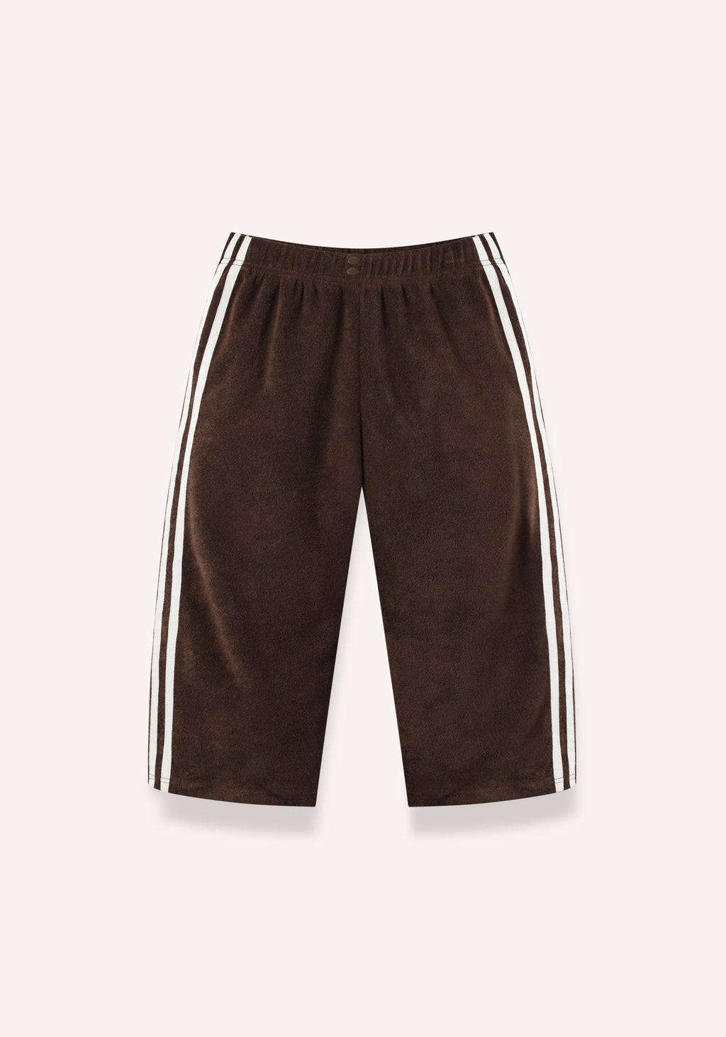 crash terry pant - brown