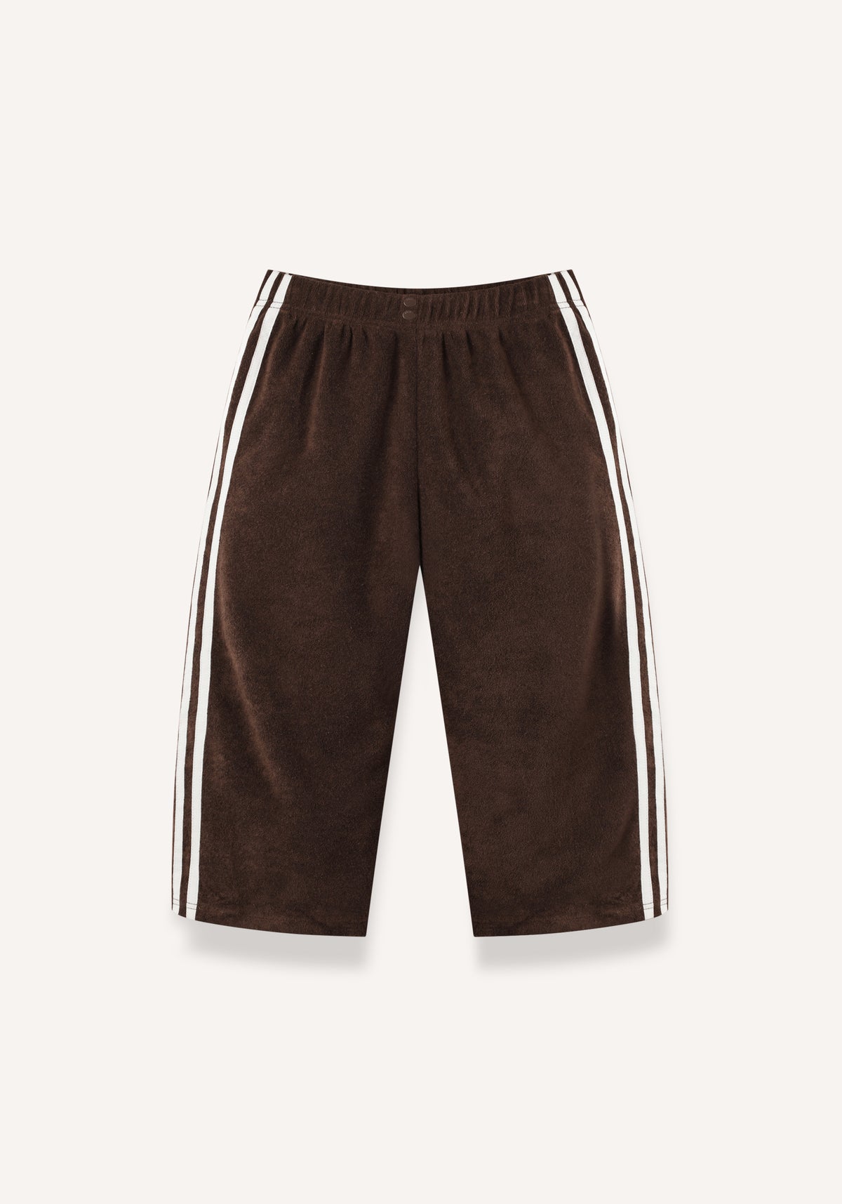 crash terry pant - brown