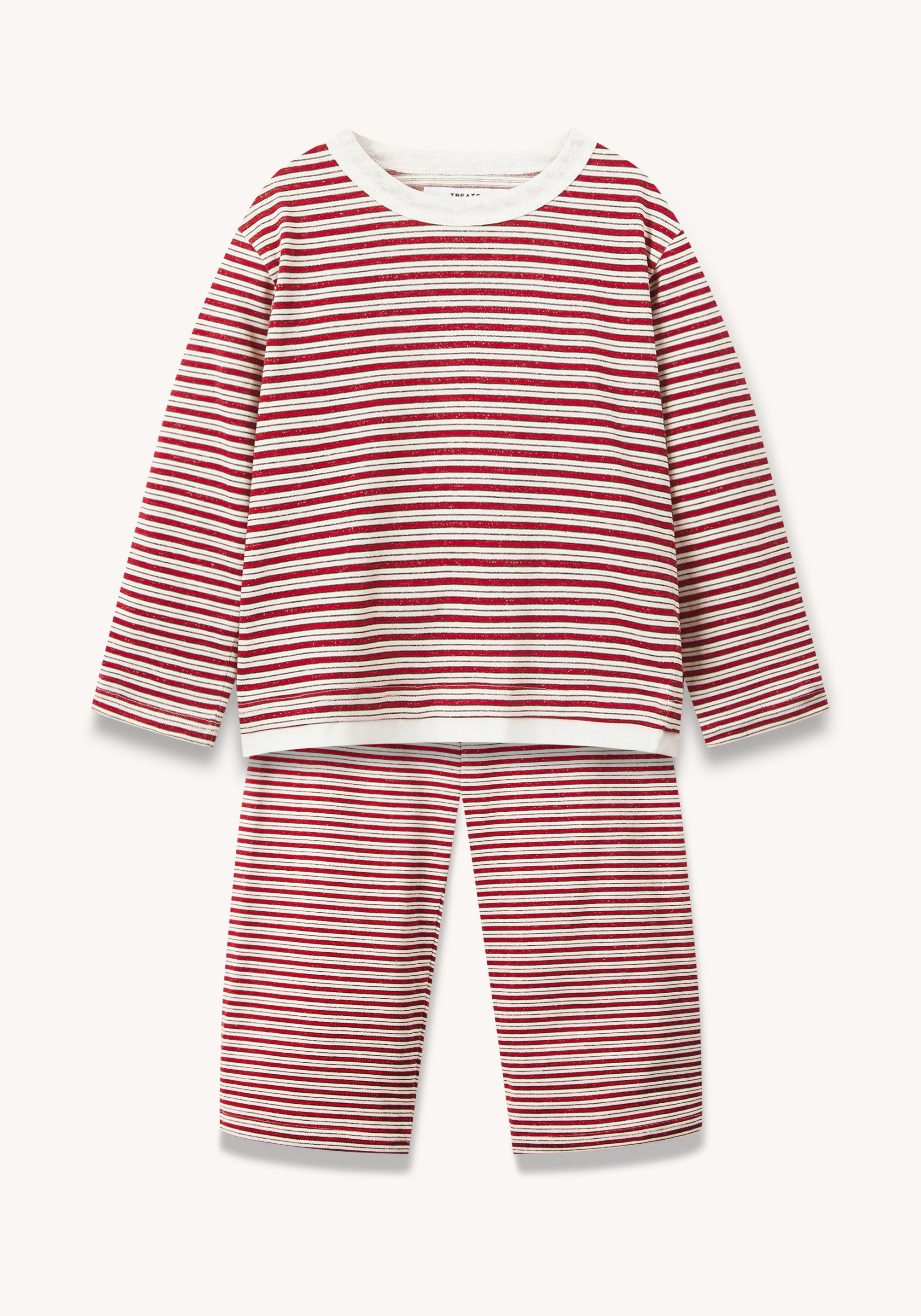 striped slub pyjamas