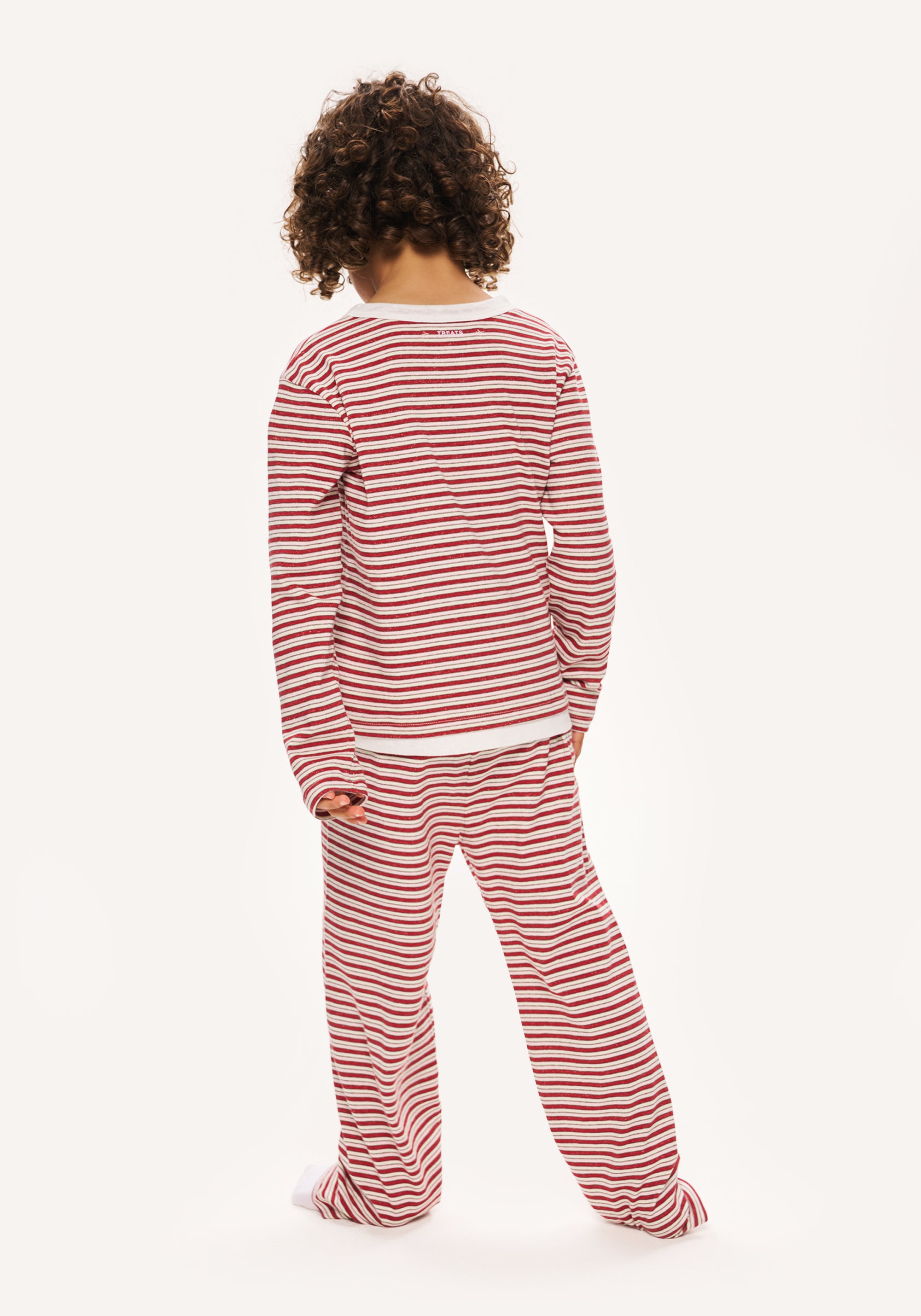 striped slub pyjamas