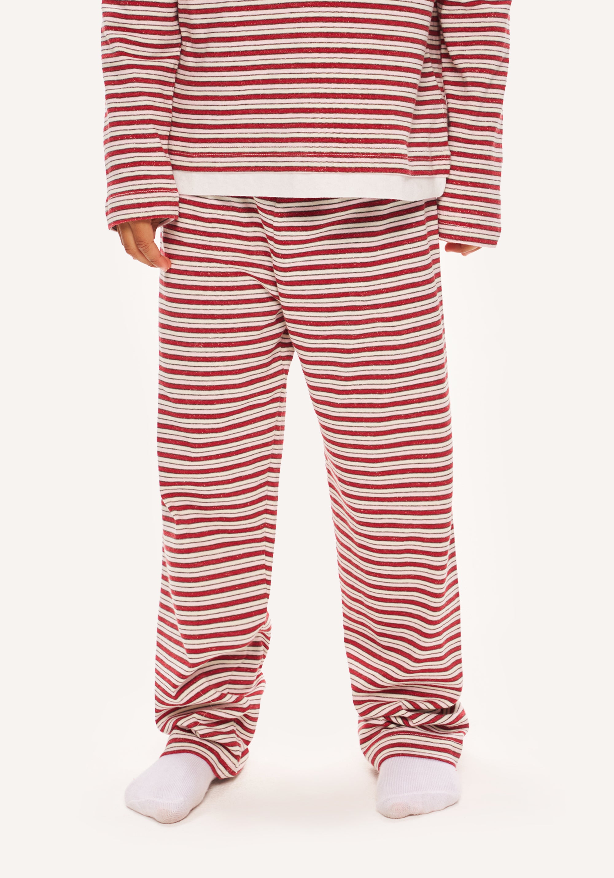 striped slub pyjamas