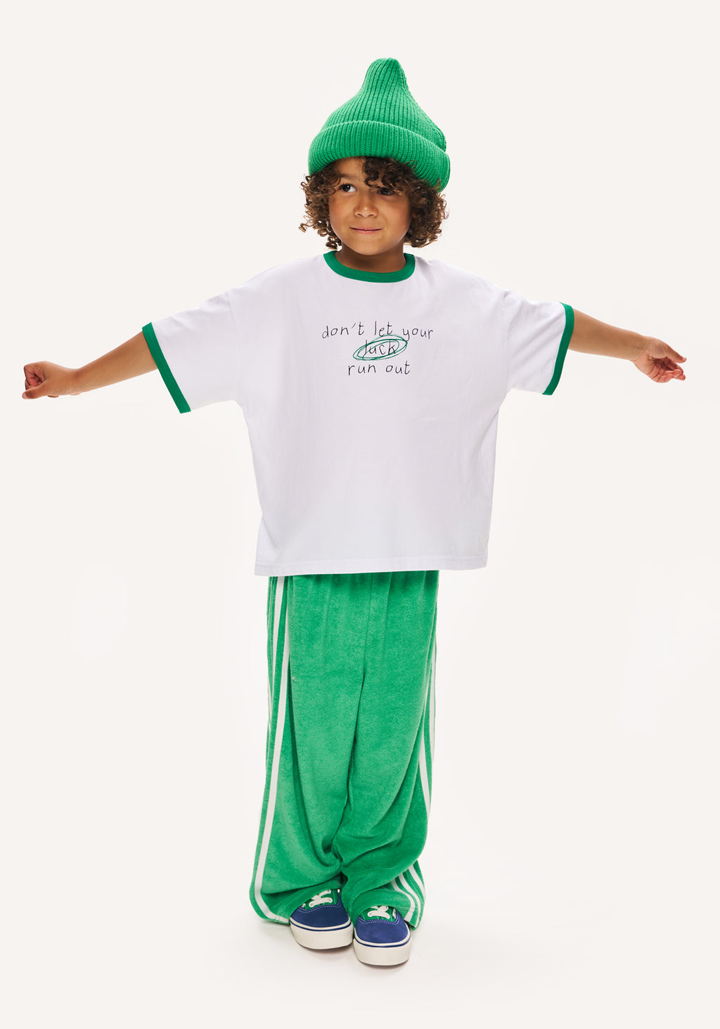 lucky tee - white