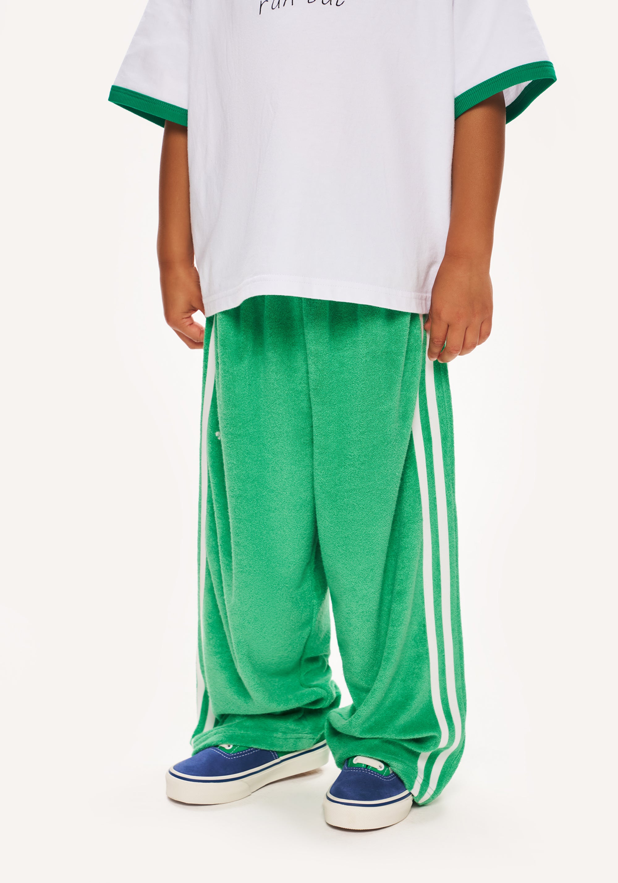crash terry pant - green
