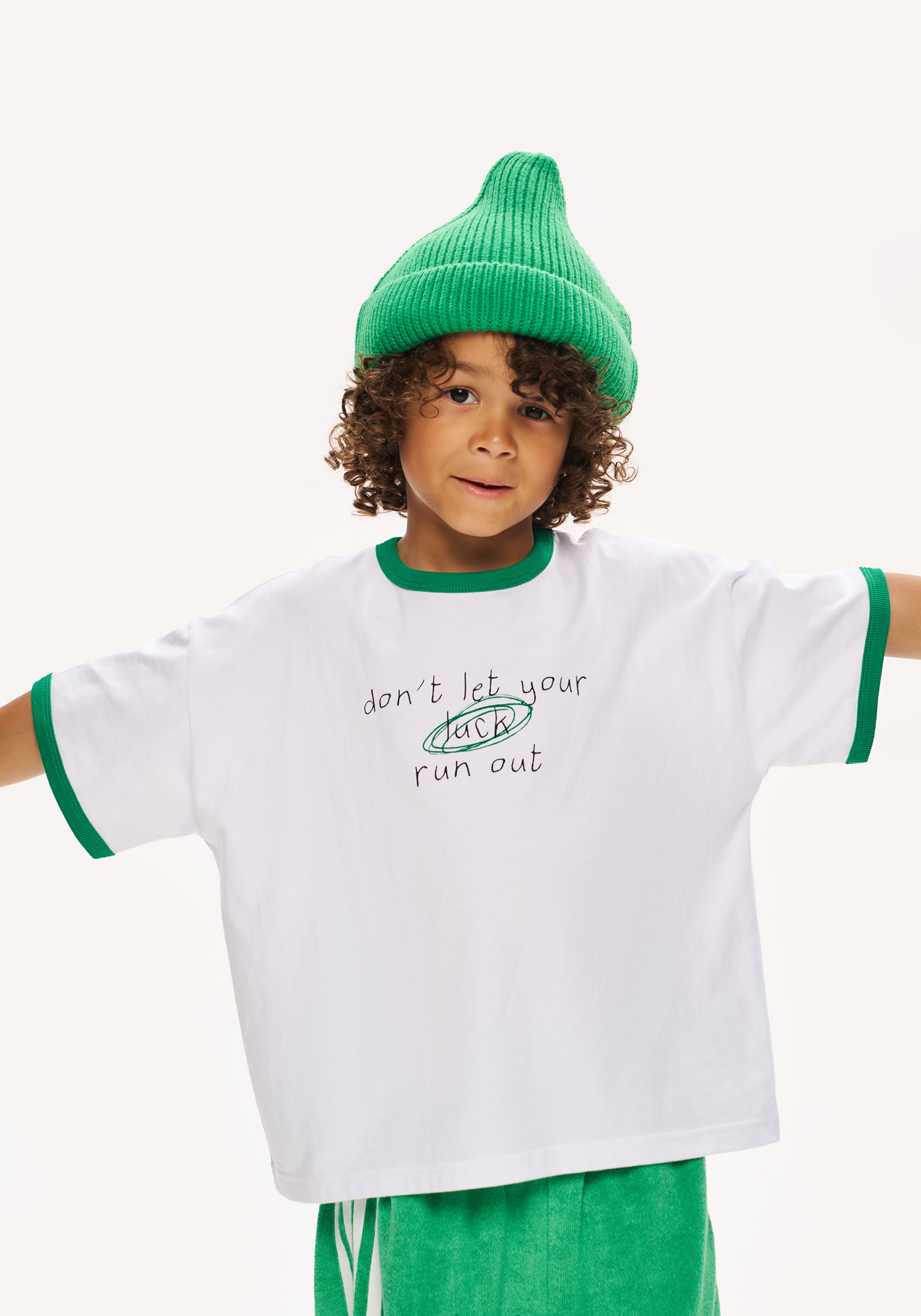 lucky tee - white
