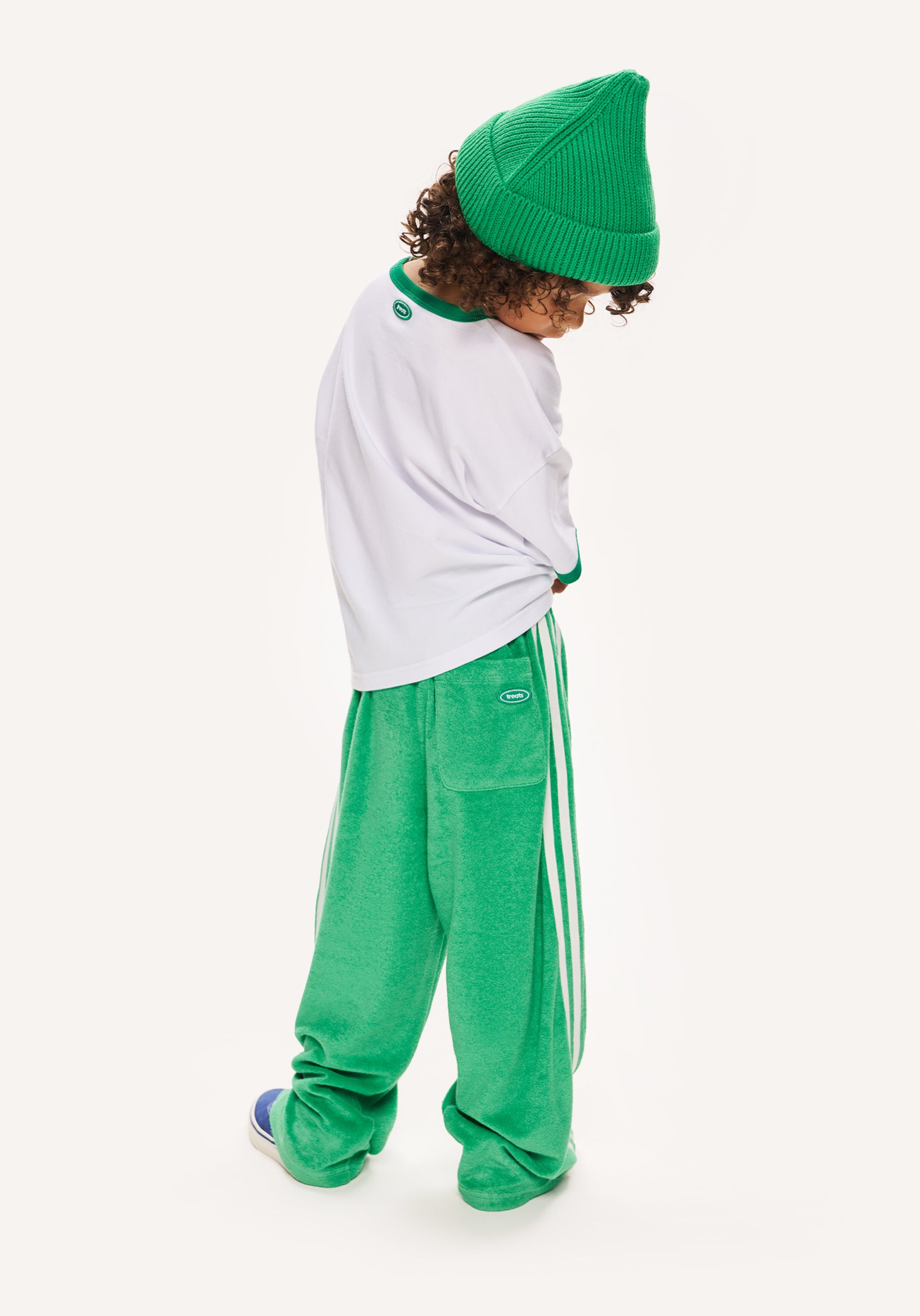 crash terry pant - green