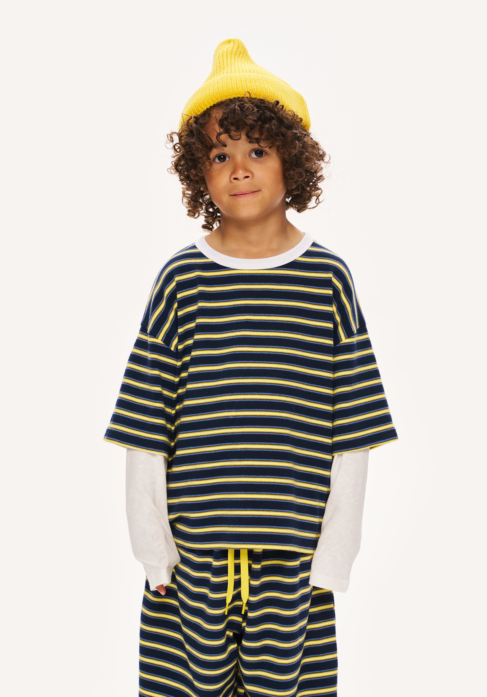 london stripe set  - navy