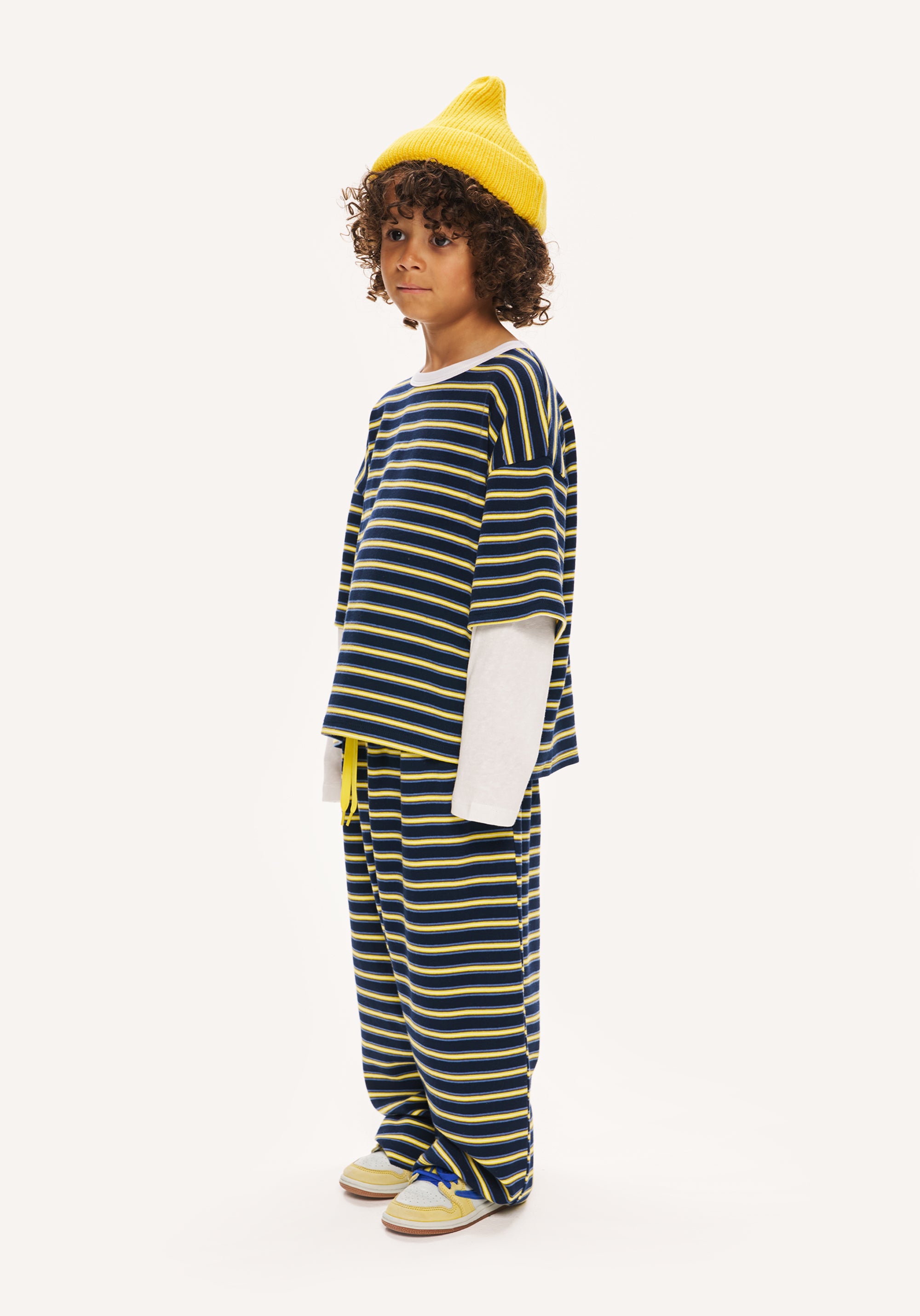 london stripe set  - navy