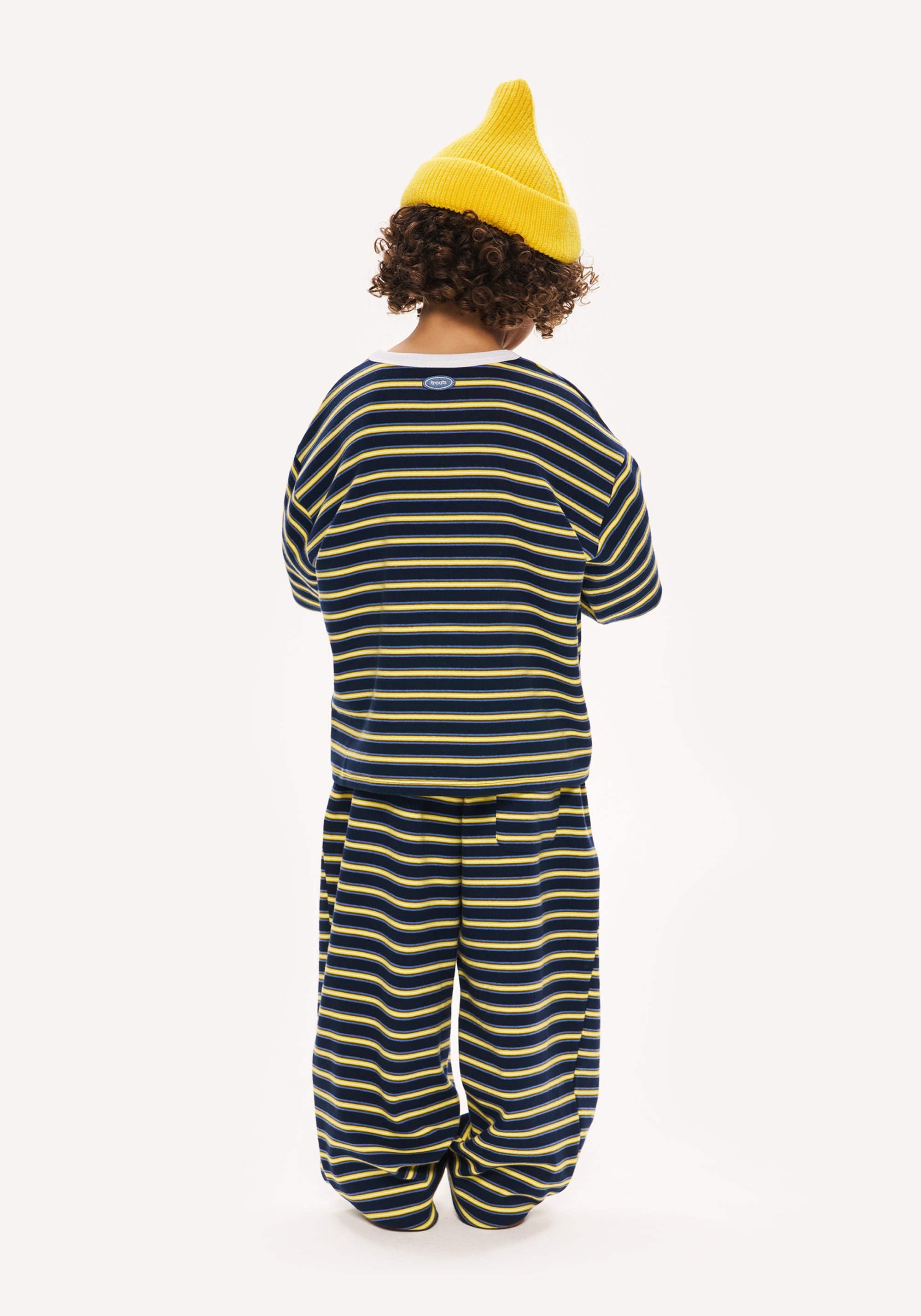 london stripe set  - navy