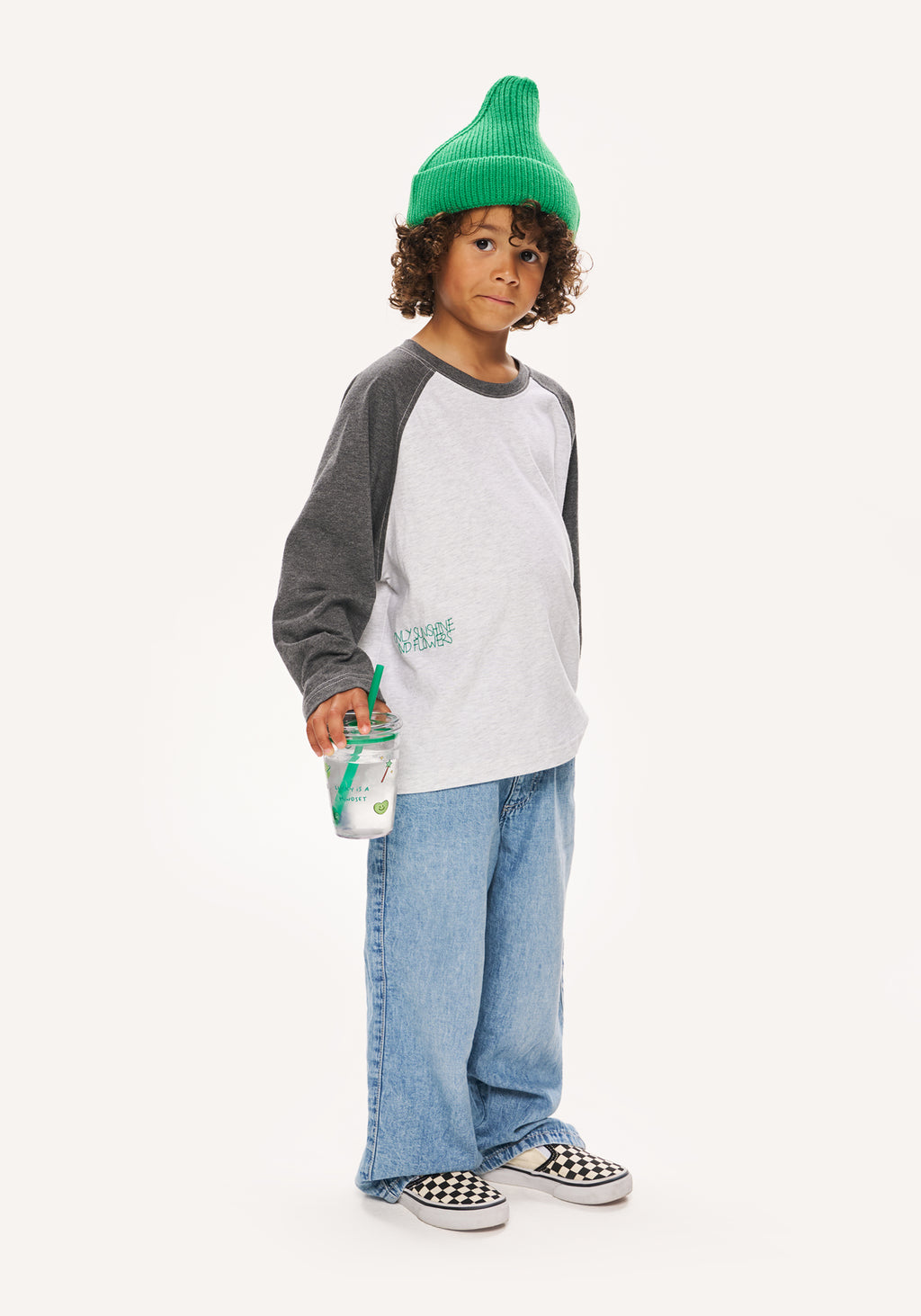 straw tumbler - green