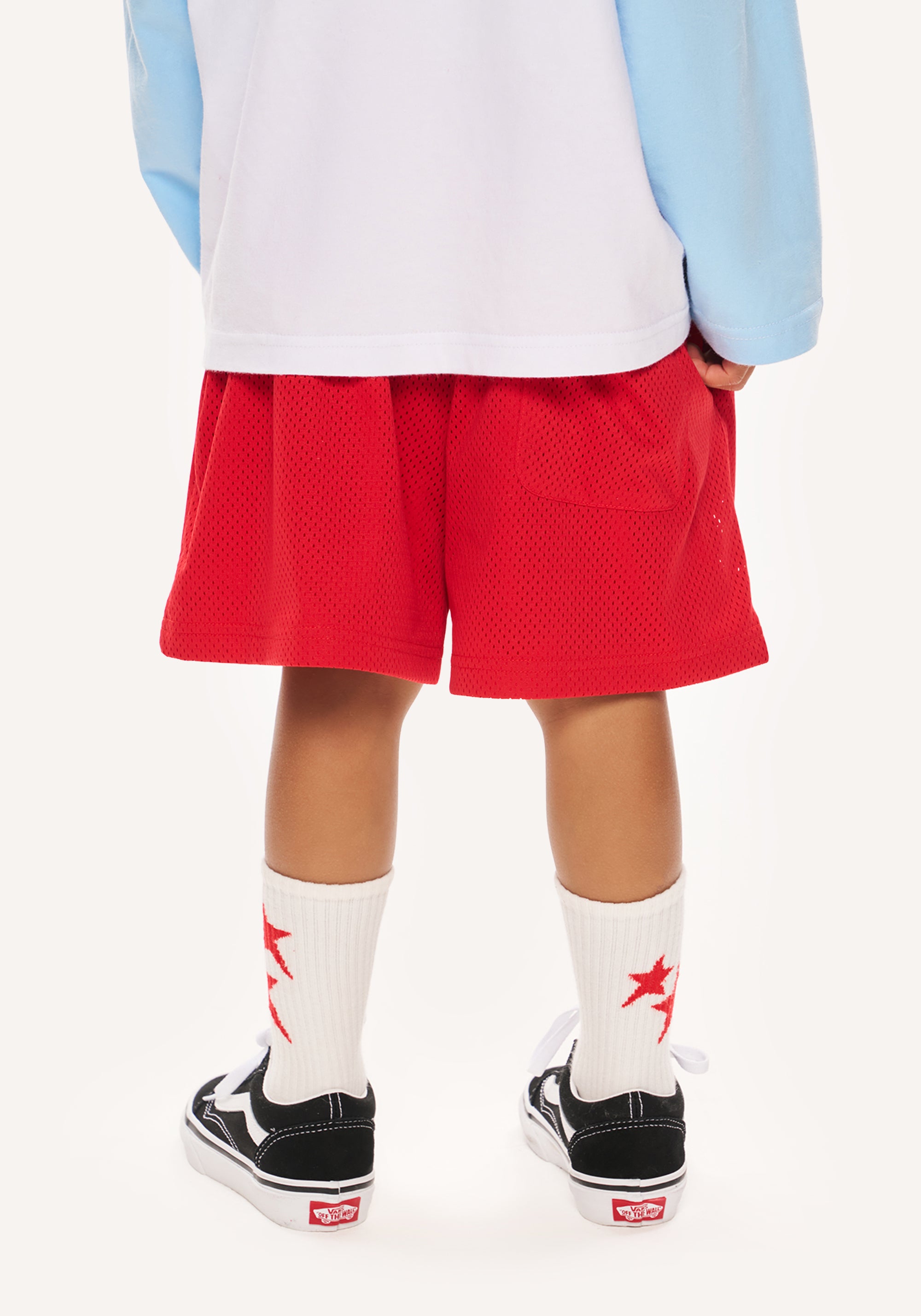 kobe basketball short - red