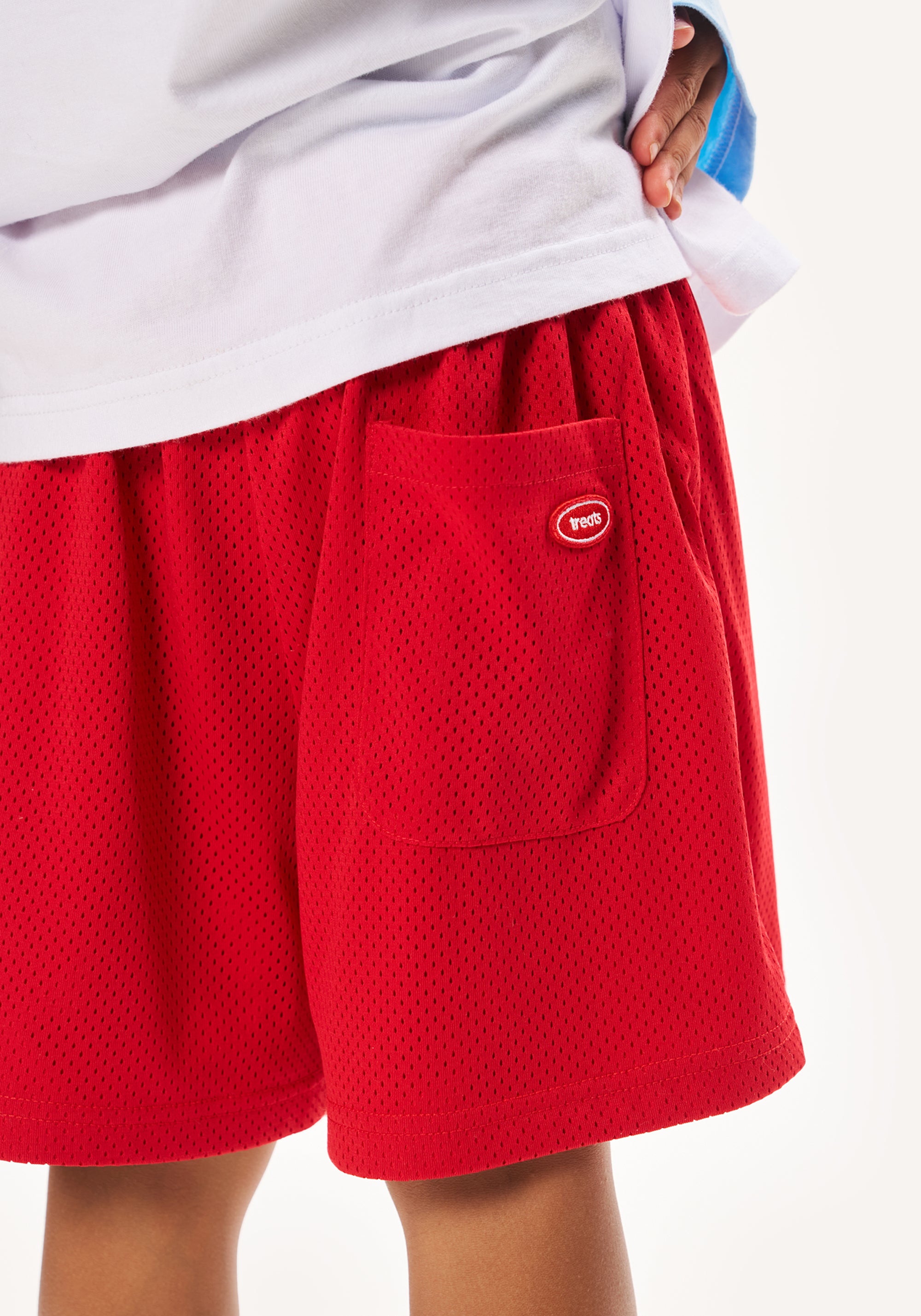 kobe basketball short - red