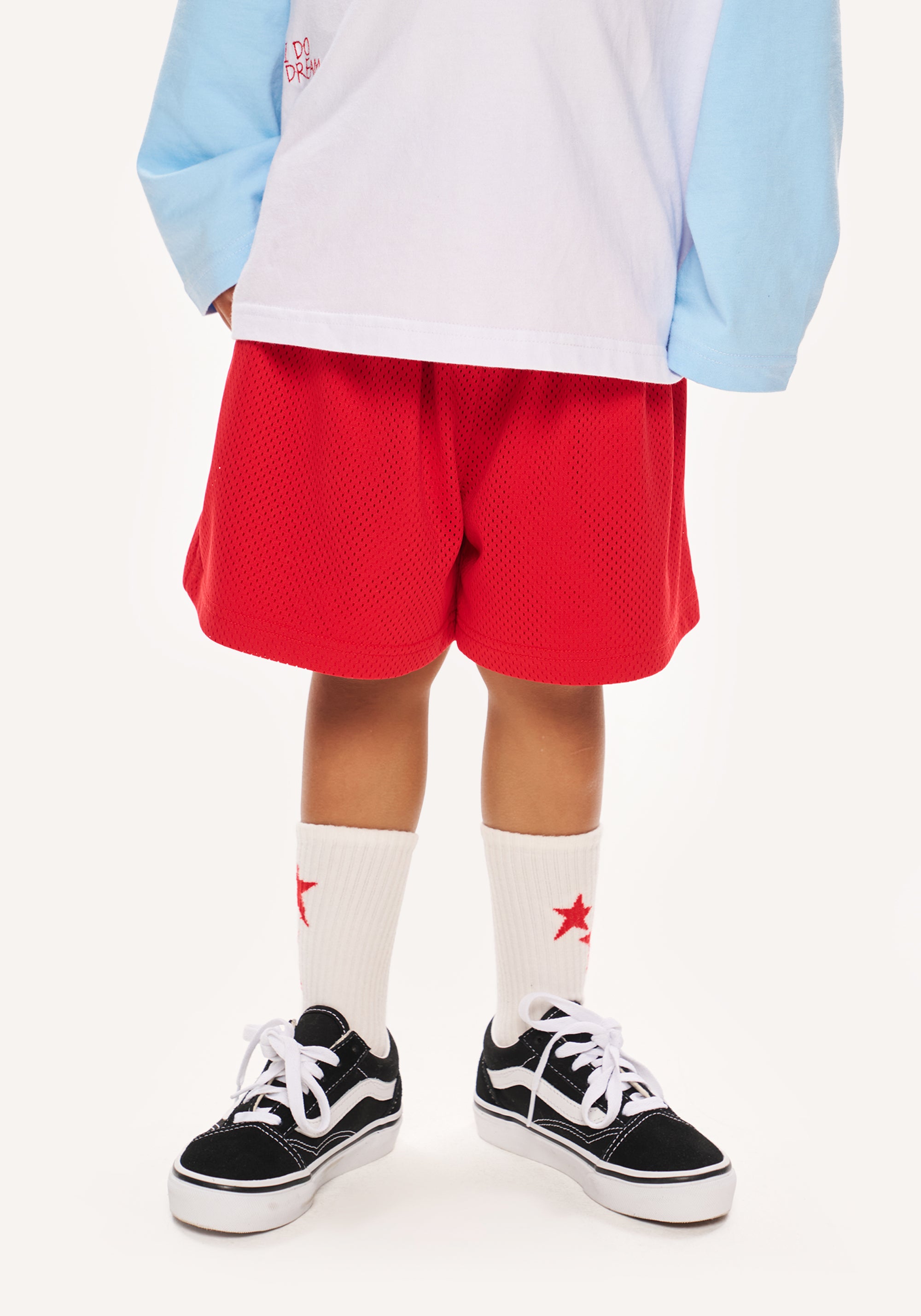 kobe basketball short - red