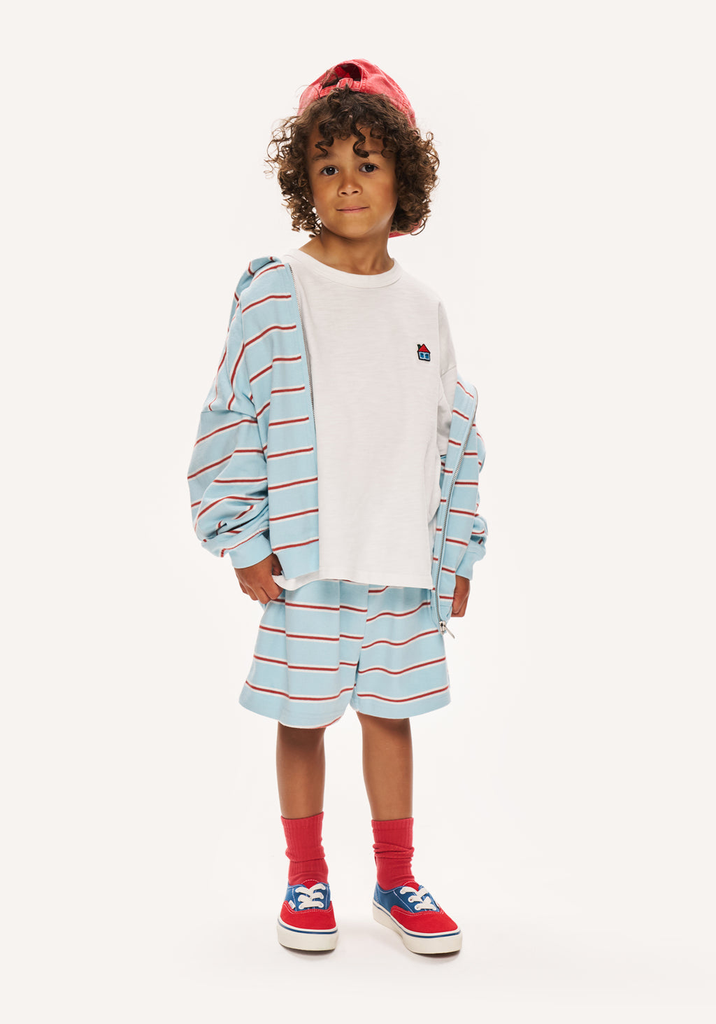 carter stripe set - blue