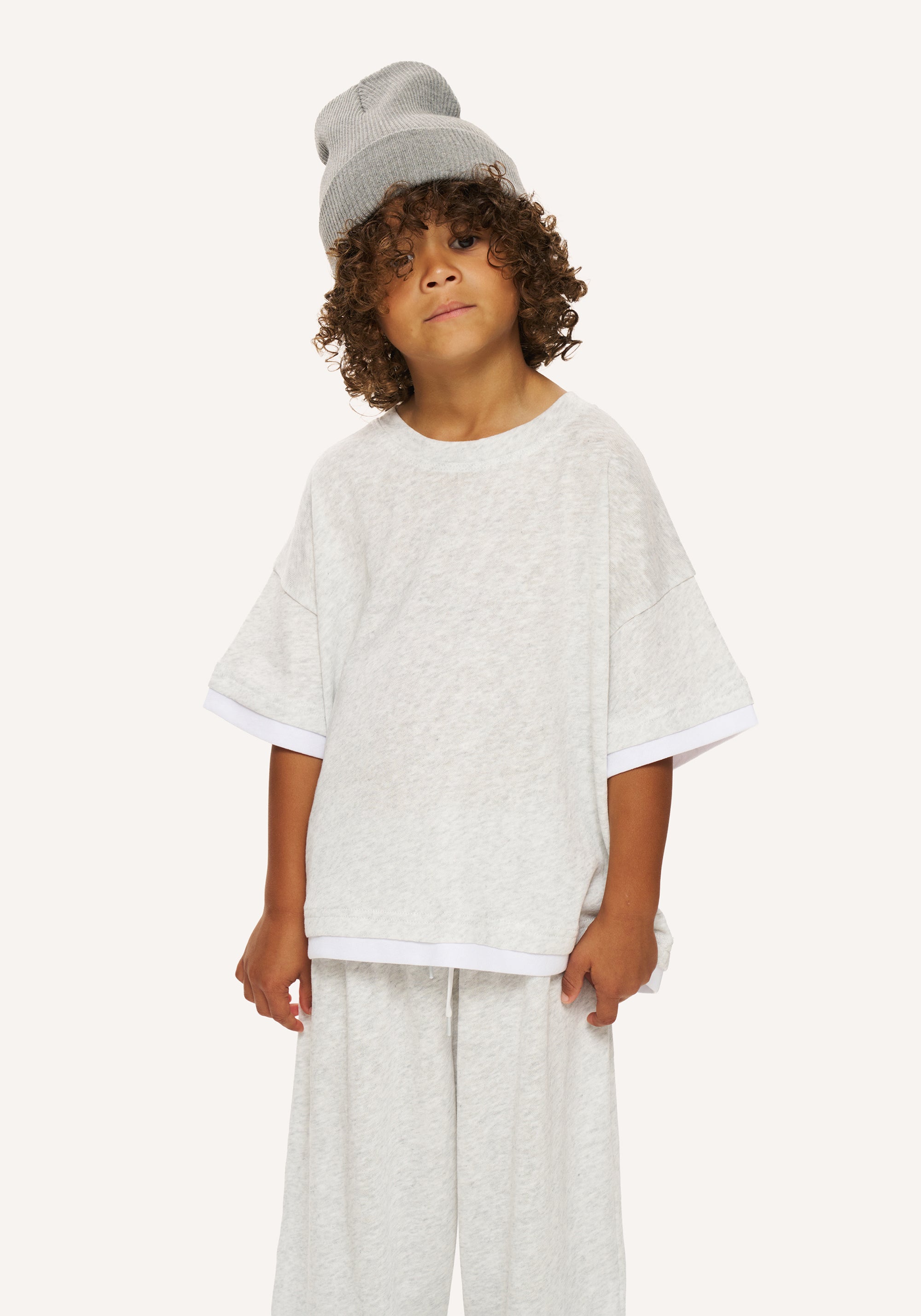 slub set - grey marl