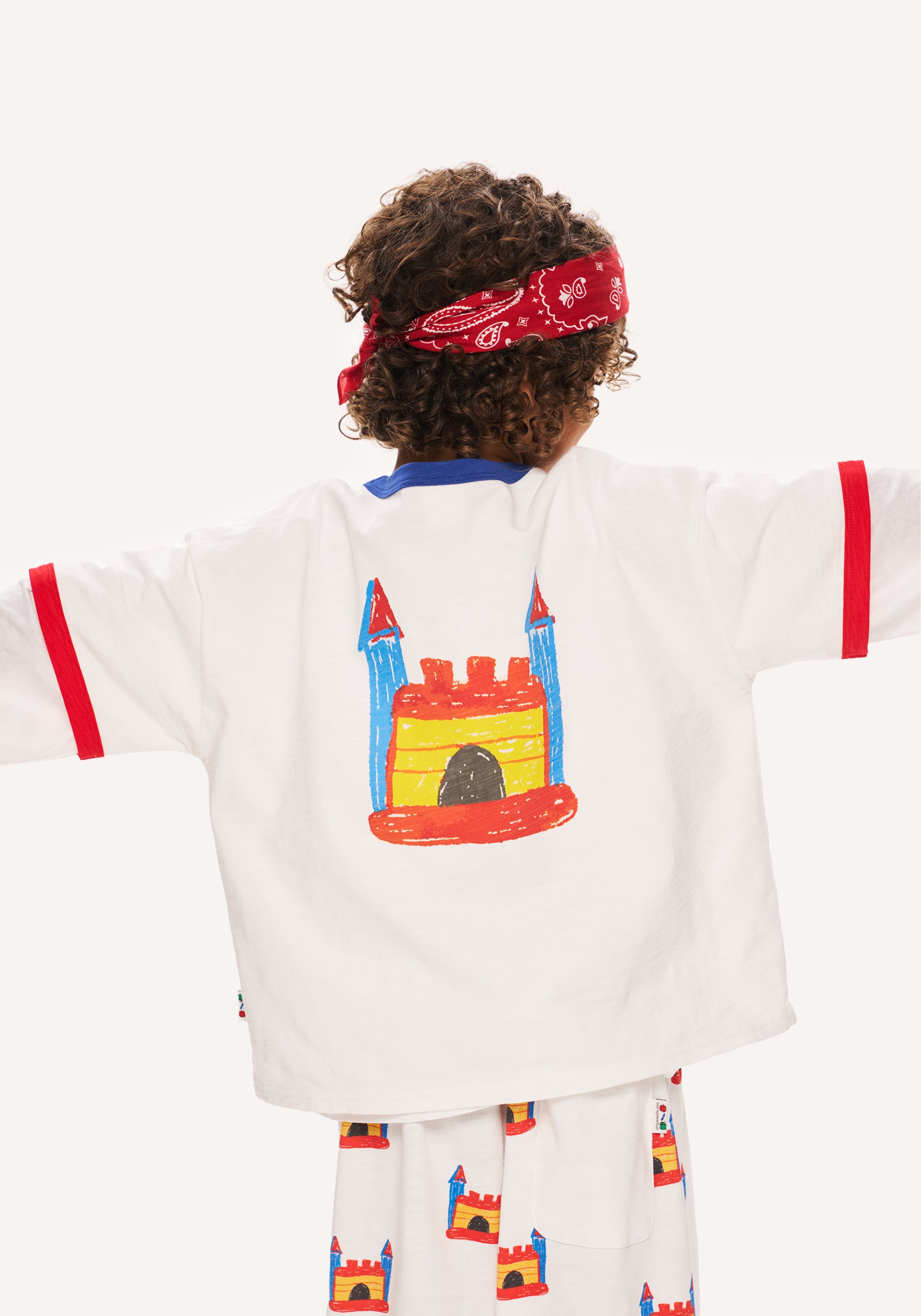 bounce house set - white