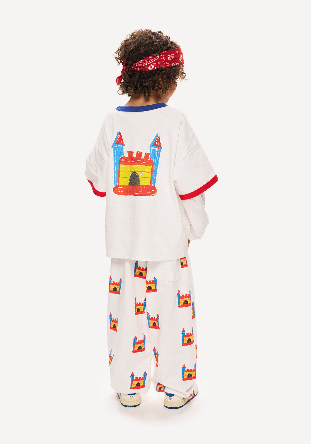bounce house set - white