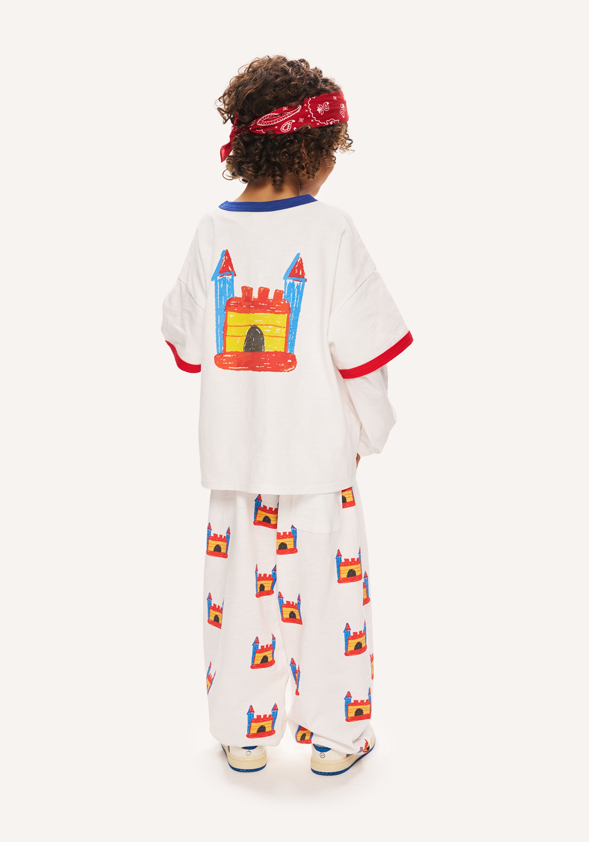 bounce house set - white