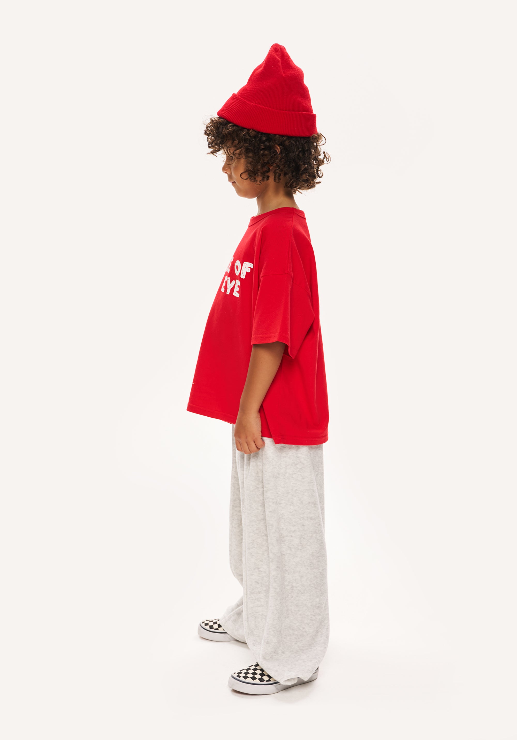 apple tee - red