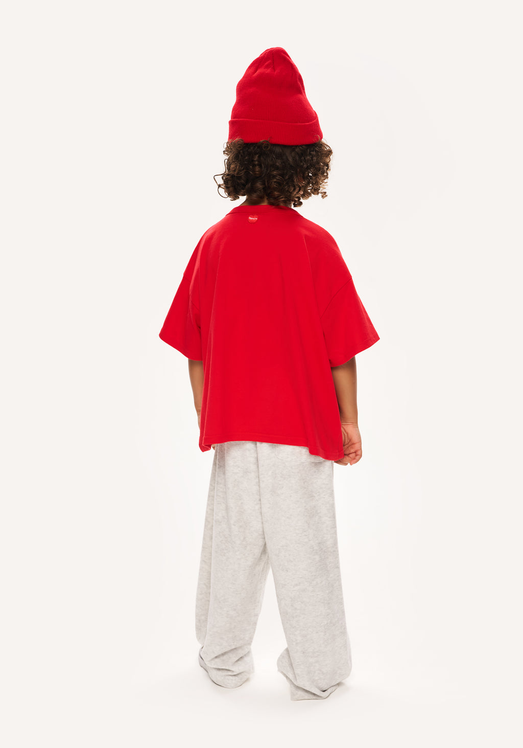 apple tee - red
