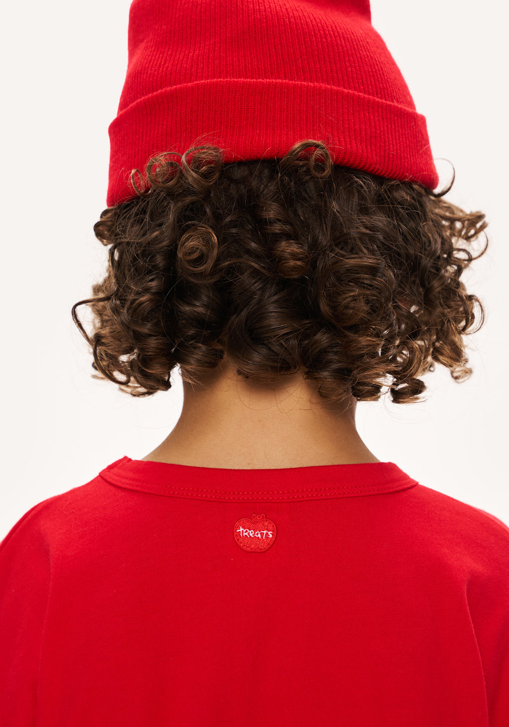 apple tee - red