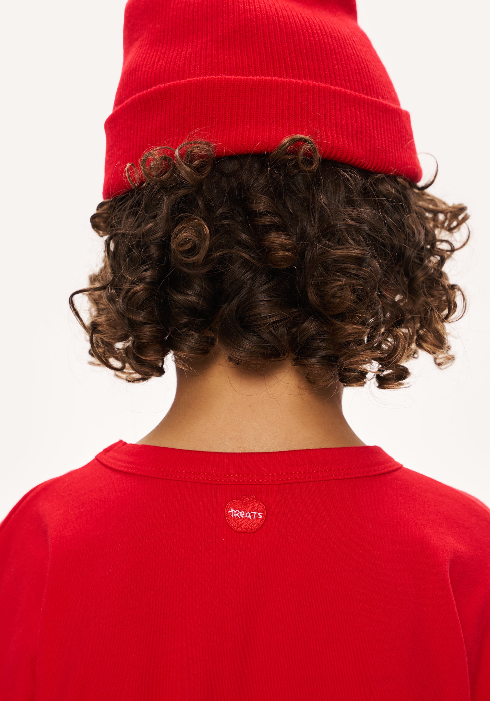 apple tee - red