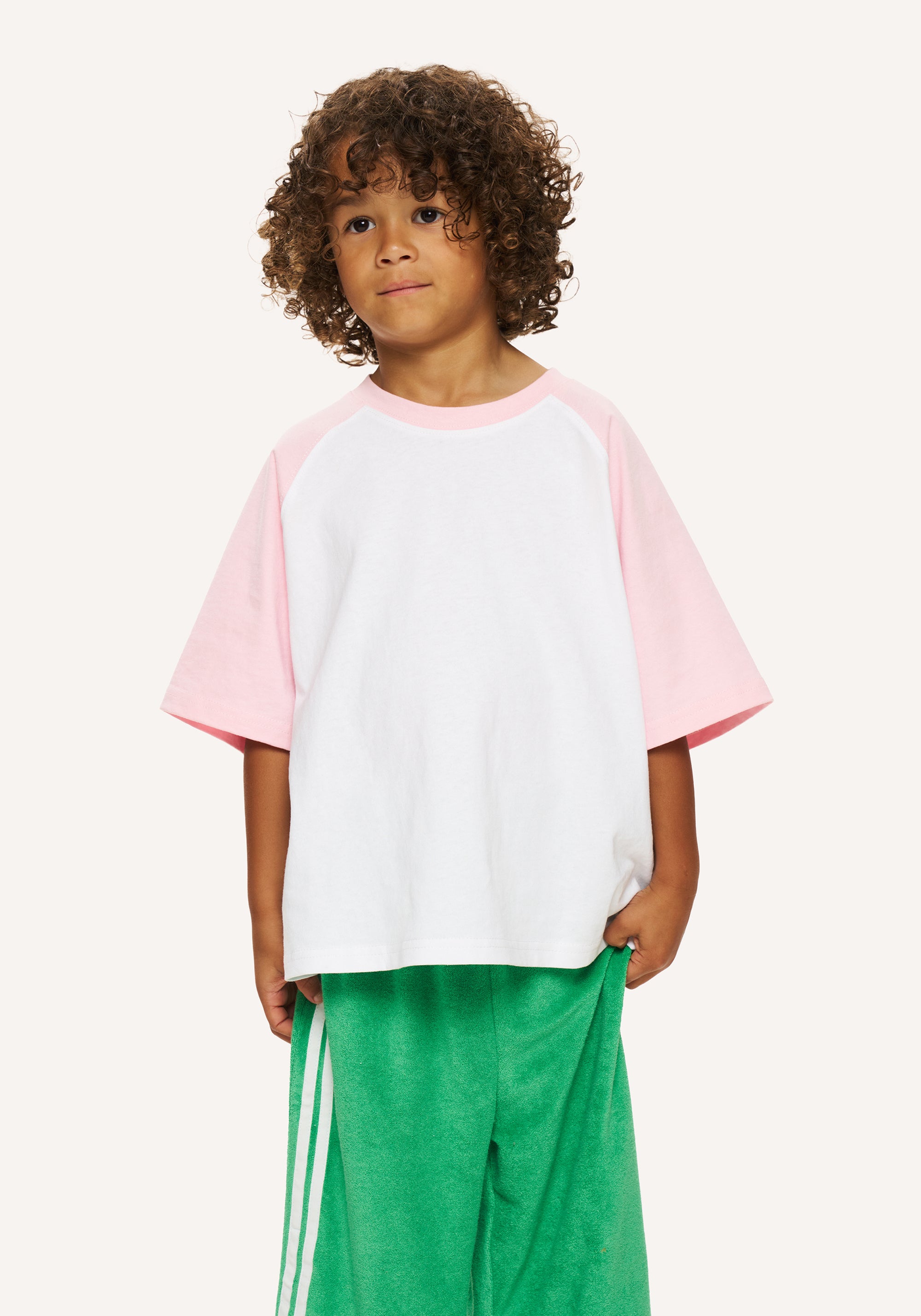 flowers tee - white/pink