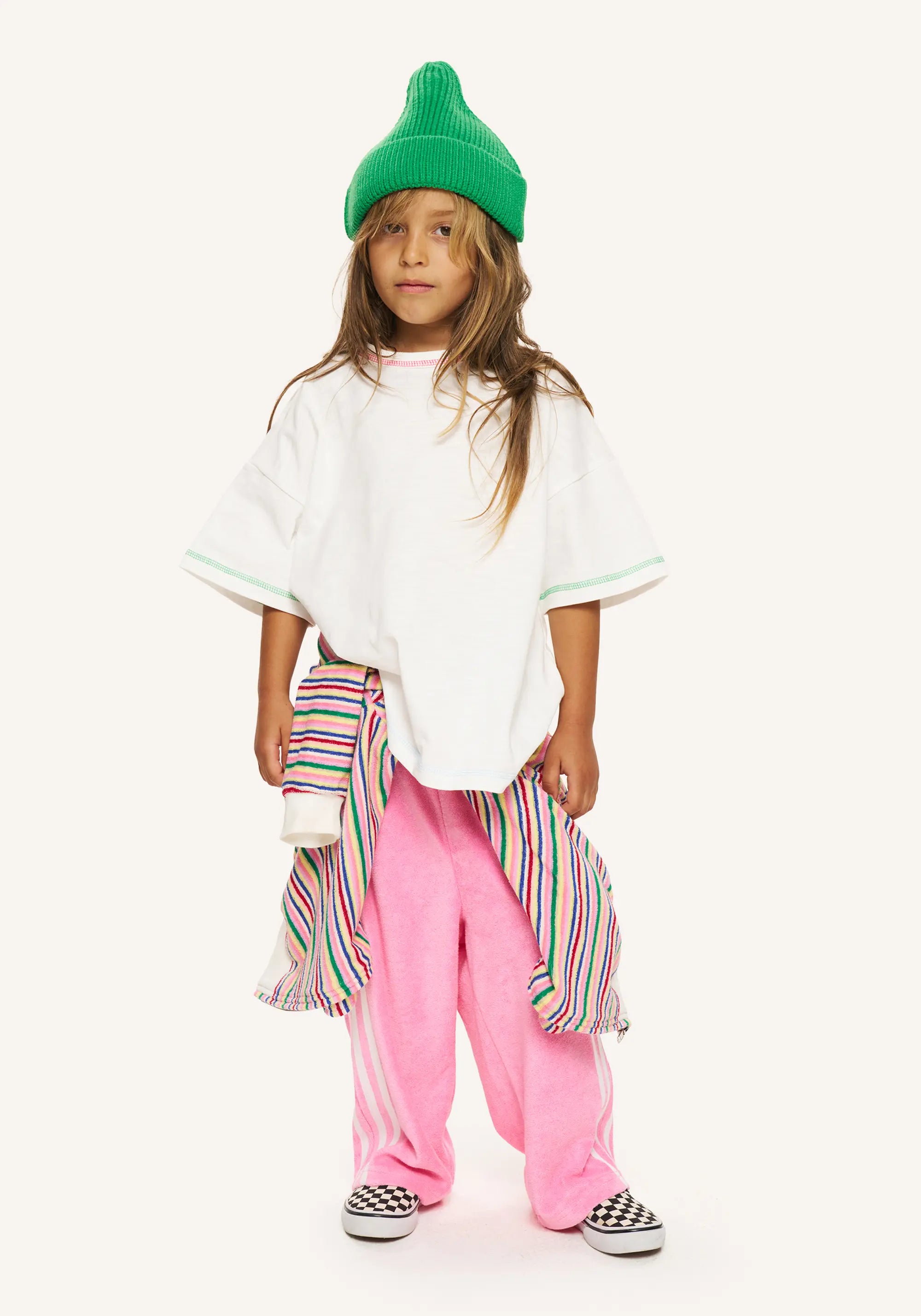 rainbow tee - white