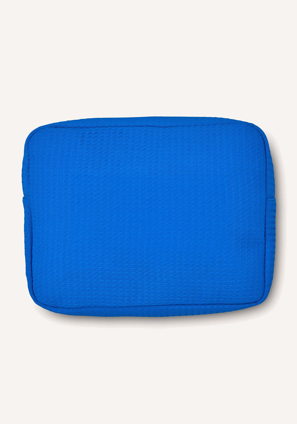 large waffle bag  - cobalt