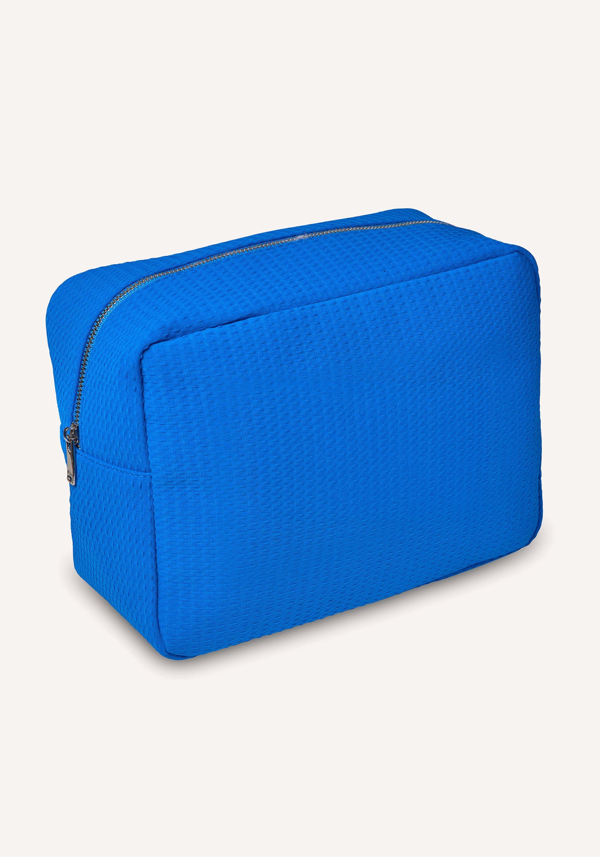 large waffle bag  - cobalt