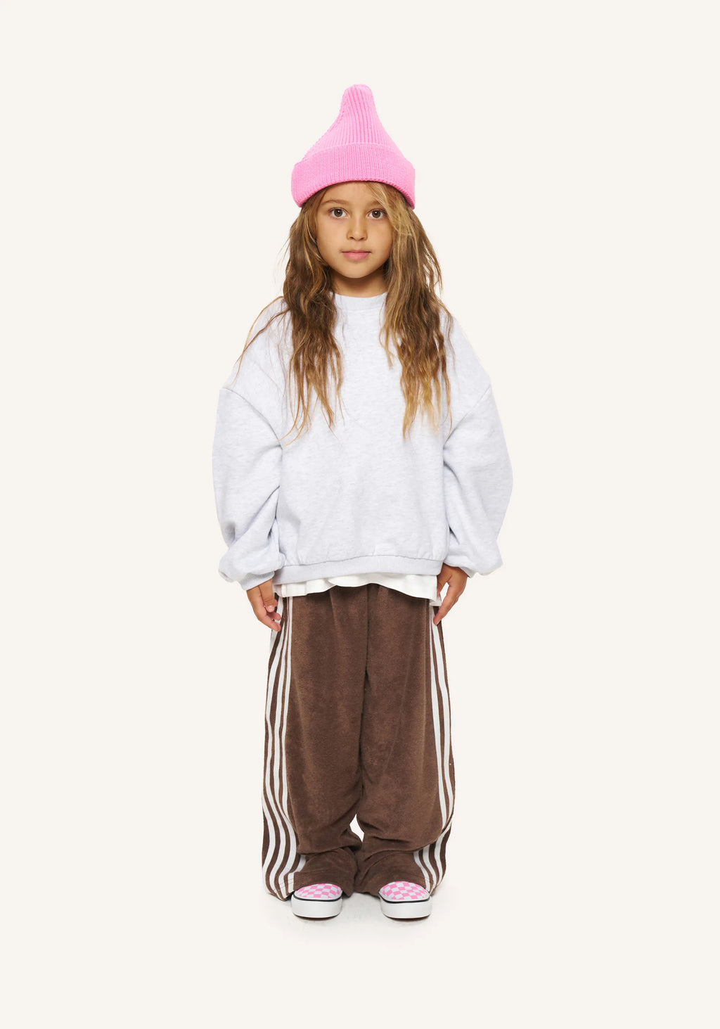 crash terry pant - brown