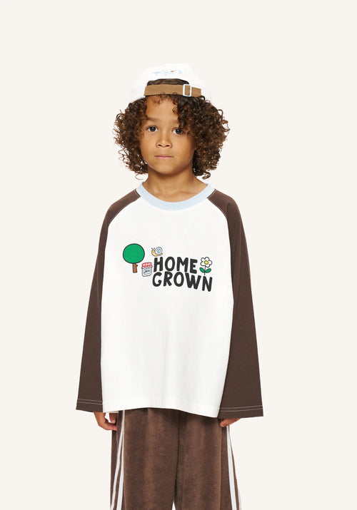 homegrown raglan tee - off white