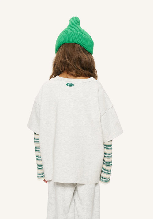 lando tee - grey marl
